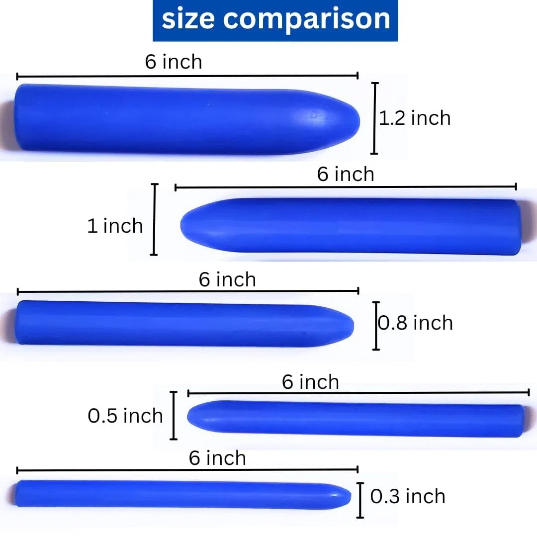 Lot de 5 dilatateurs en silicone