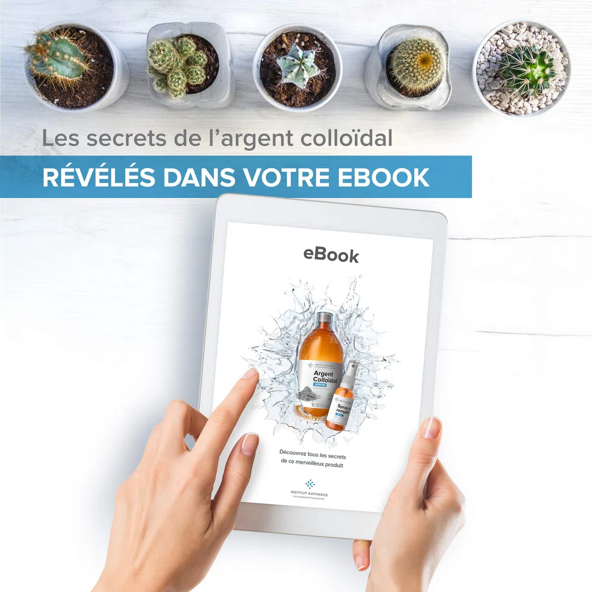 Spray Argent Colloïdal 100mL ● 100% Naturel 40 PPM ● Concentration Supérieure, Particules plus Petites : Meilleurs Résultats ● Fabriqué en France ● Certifié par 3 laboratoires ● Institut Katharos®