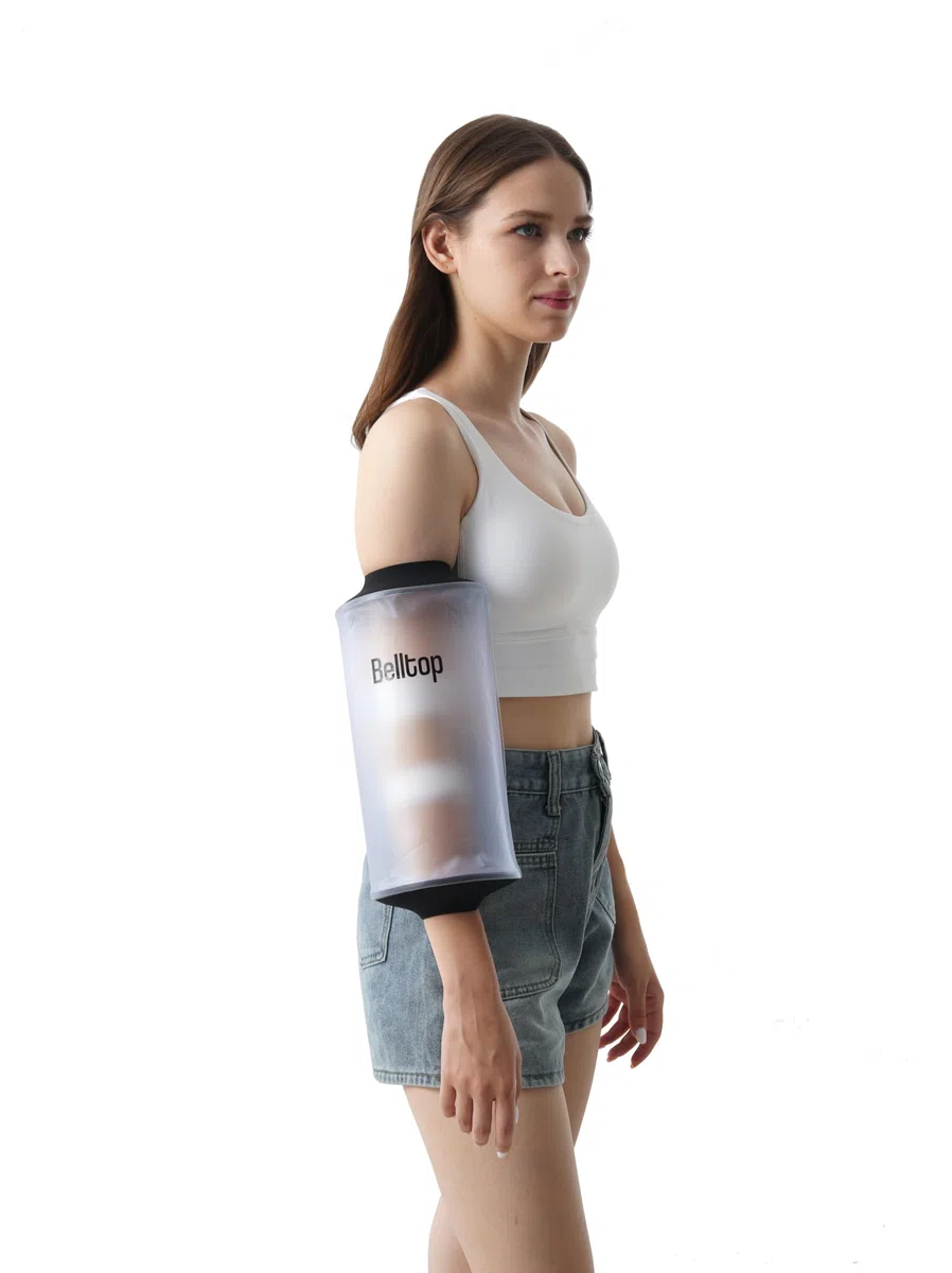 Protège PICC Bras - Picc line. Protège-plâtre bras/coudé -100% étanche. Protection plâtre douche coude: (manchon de compression bras/ bandage médical). Sac étanche Plâtre: coudière tendinite, tatouage