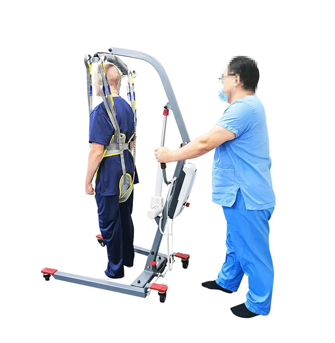 Écharpe de marche pour patient, harnais de levage en maille de sécurité médicale, ceinture de transfert pour équipement de formation en réadaptation, pour les soins infirmiers, les personnes âgées et