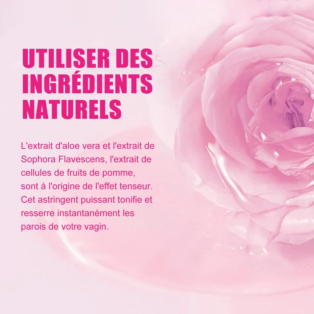 Gel raffermissant intime - Un gel raffermissant intime naturellement formulé qui améliore l'élasticité du vagin et restaure le confort et la fermeté de la zone intime - 5PCS