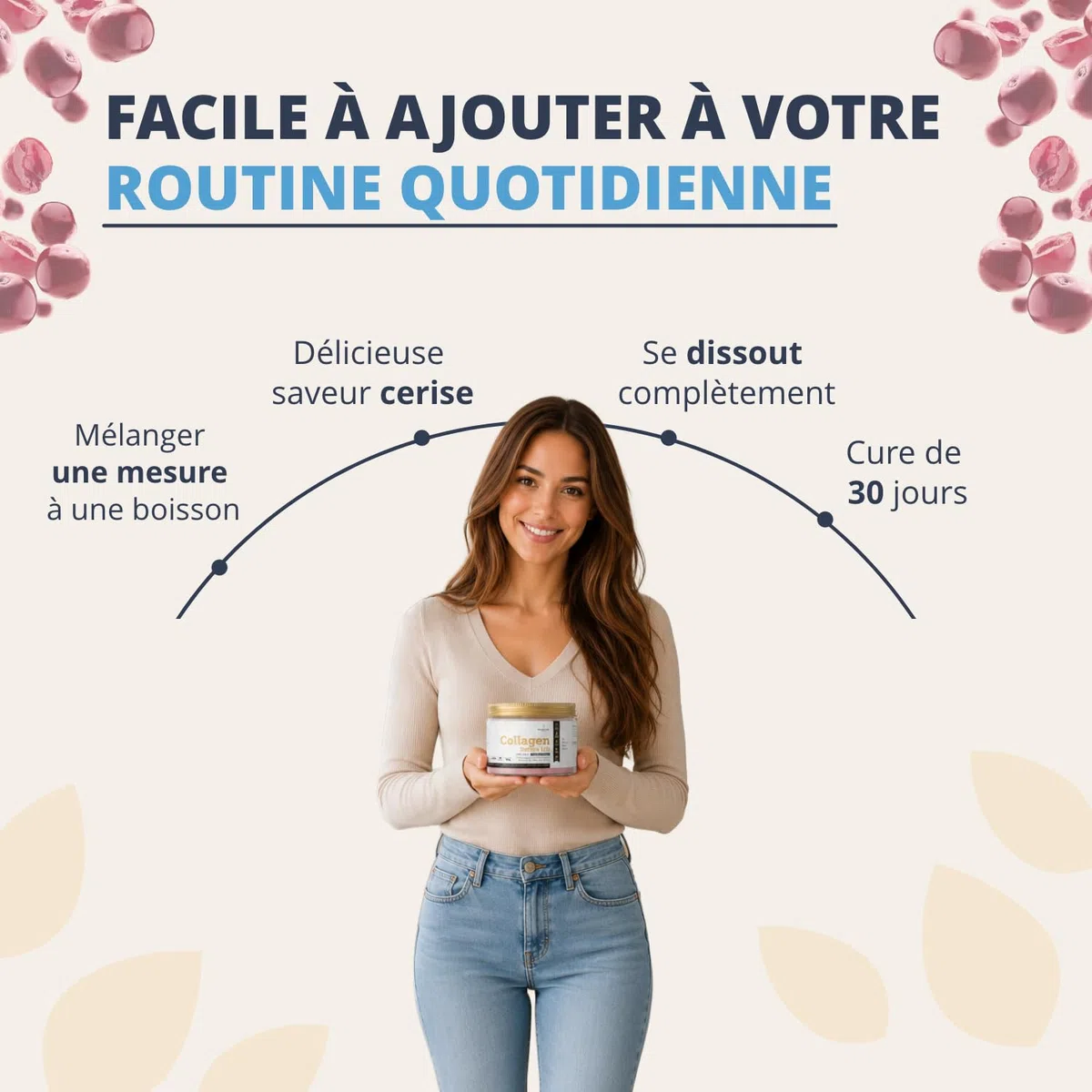 Golden Tree Collagen Derma Lift – Collagène en Poudre, 150 g