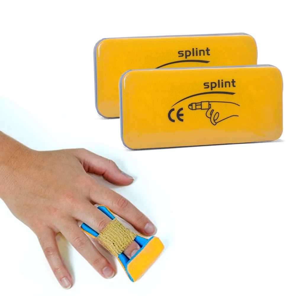 Attelle: Set de 3 Attelles de Qualité pour Membres déformation et Fractured cassé Les blessures au Bras Knuckle Immobilisation
