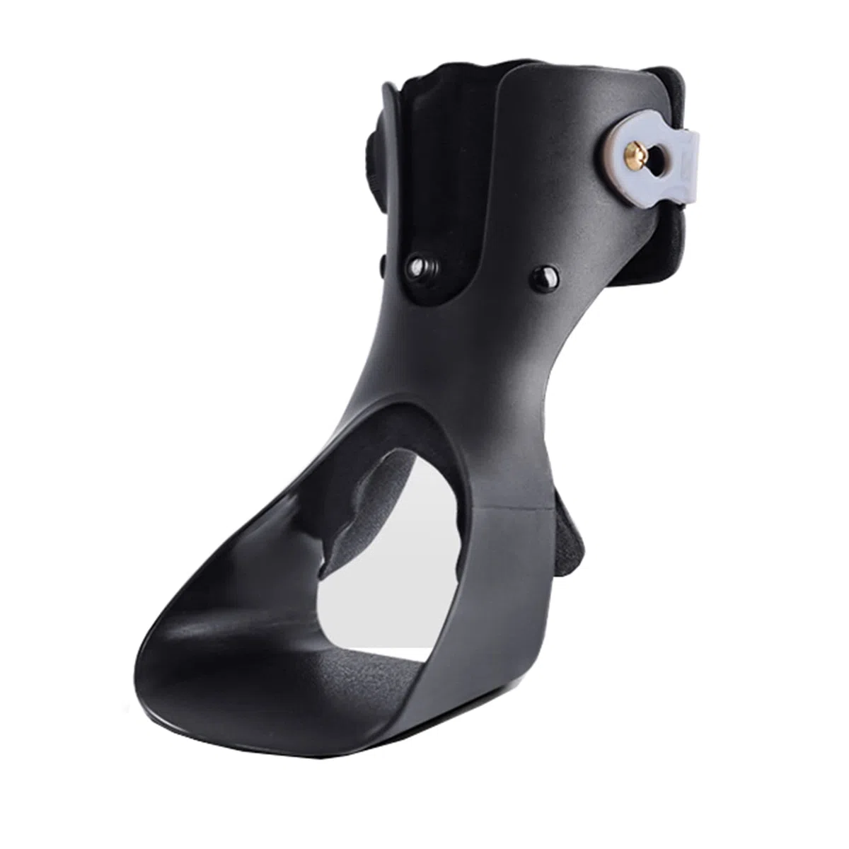 Orthèse pour pied tombé, support de cheville avec coussin d'air gonflable confortable pour hémiplegie, chaussures pour accidents vasculaires cérébraux et marche, Left-X-Large