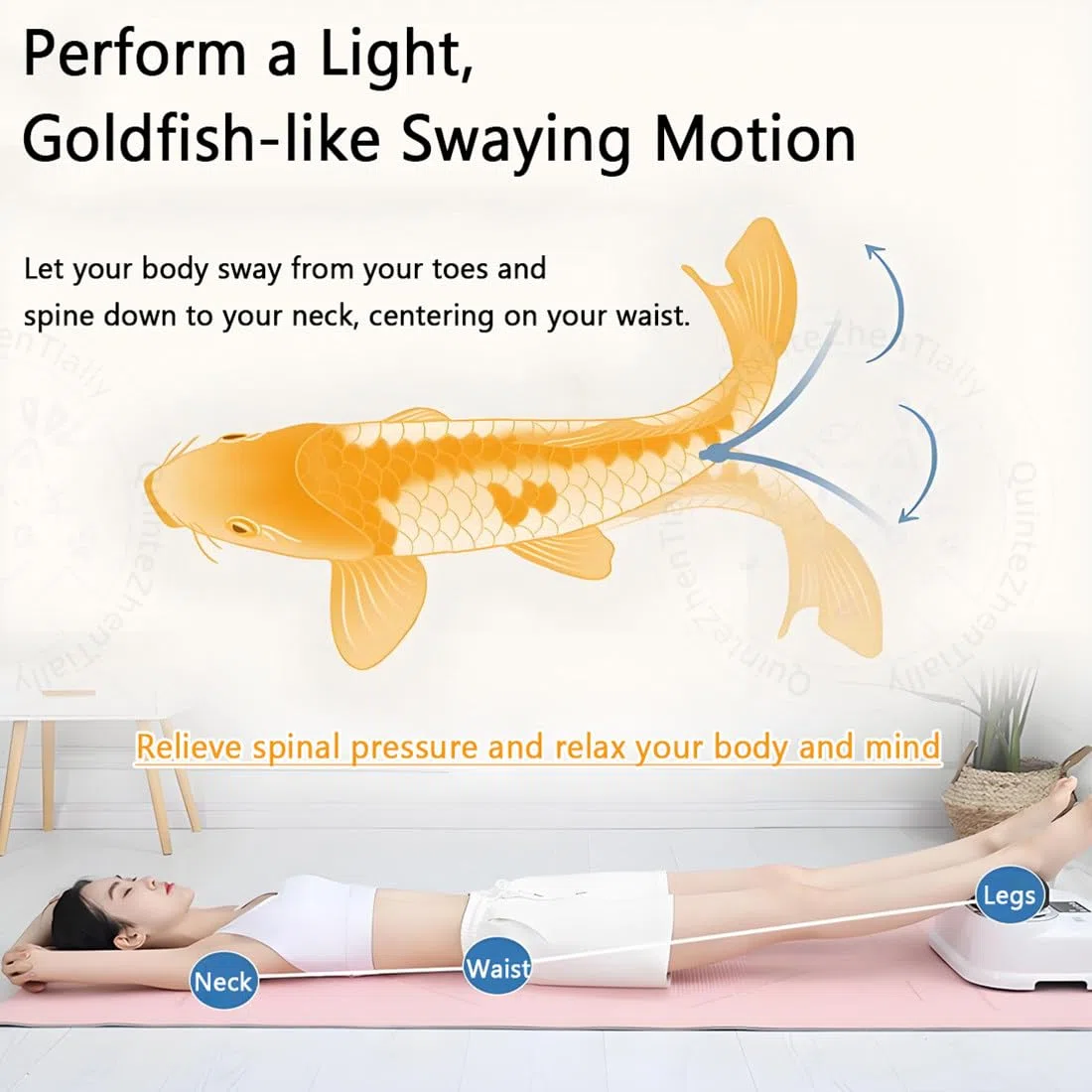 Masseur de pieds, exercice d'aérobic passif, secoueur de jambes pour soulager la fatigue, 4 modes 30 vitesses réglables, usage domestique