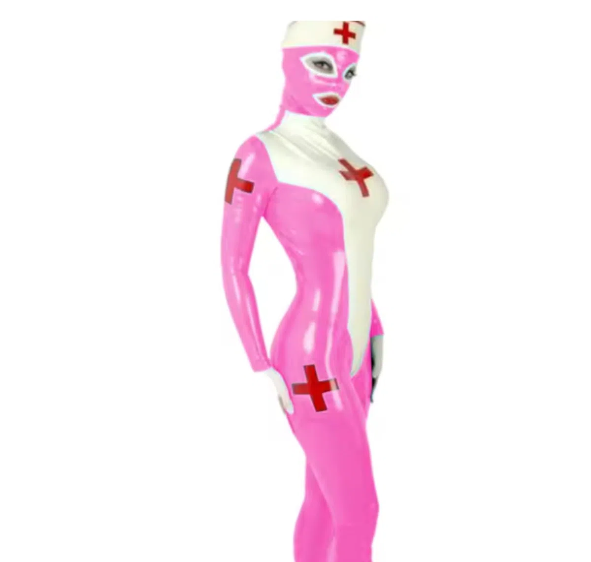 Combinaison en cuir PVC pour femme pour cosplay, Halloween, combinaison assortie en latex