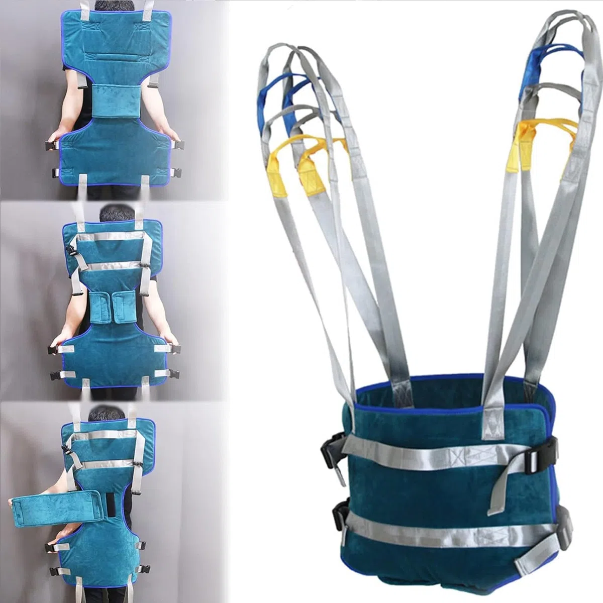 Harnais De Marche Sangle D'aide À La Marche Debout Prenant En Charge Entraîneurs De Jambes Harnais De Marche Assisté Par Le Patient Élingues De Supports Dorsaux Entraîneurs De Jambe L
