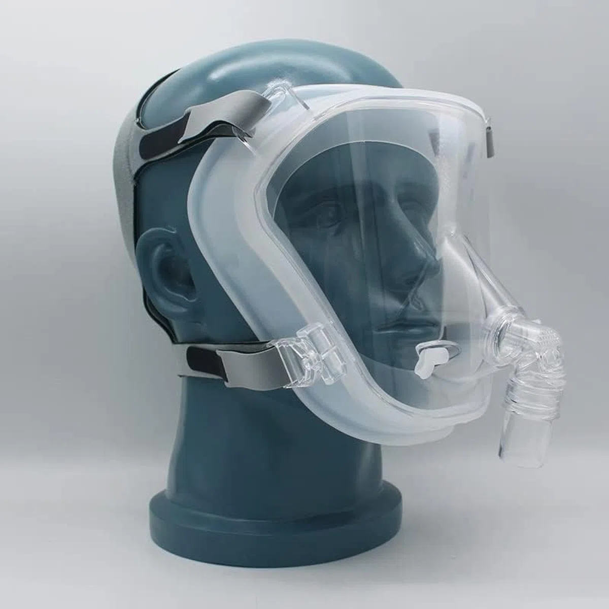 Dispositifs Anti-ronflement, Masque Complet pour arrêter Le ronflement, Masque Nasal, Sangle respiratoire Anti-ronflement pour Le Sommeil, avec Couvre-Chef, Respiration