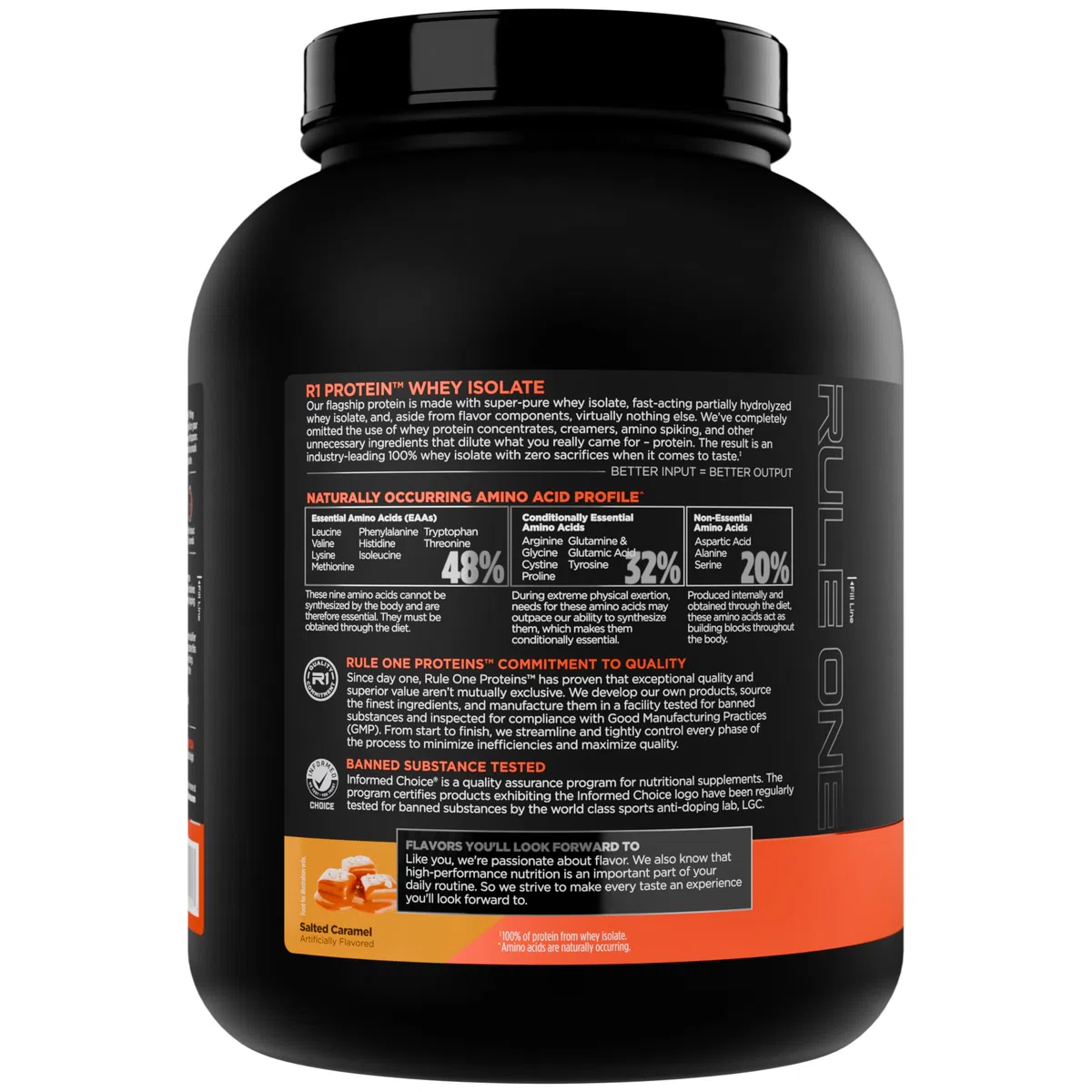 Rule One R1 Protein Lightly Salted Caramel 2280 g