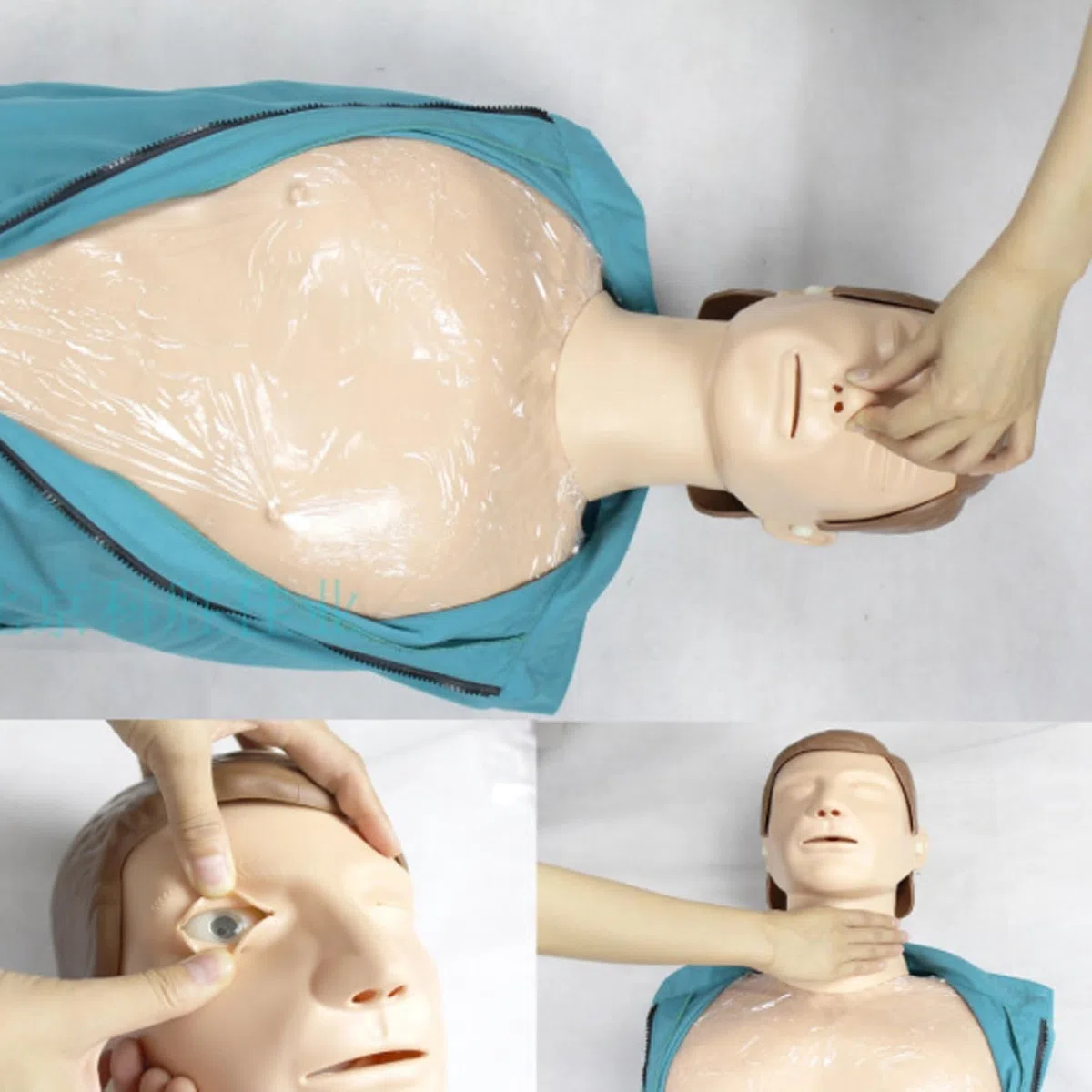 Mannequin d'entraînement CPR – Kit d'entraînement pour professionnels de la santé, premiers secours et intervention d'urgence