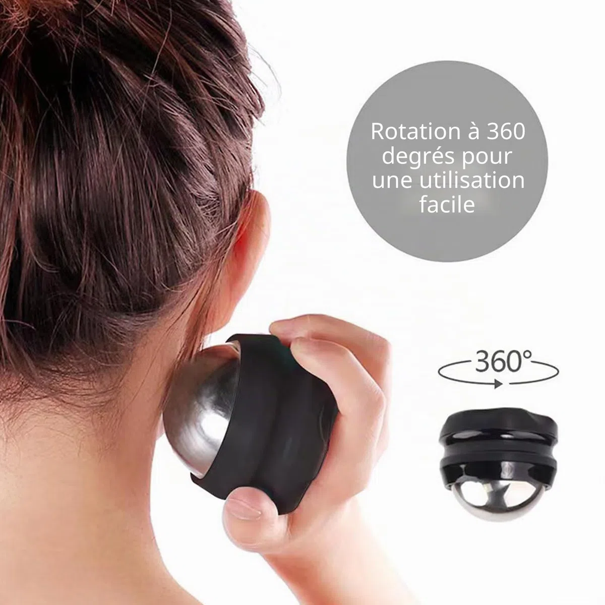 Boule massage acier inoxydable chaud froid basse température | Balle acier inoxydable chaud froid soulage douleurs musculaires par chaud ou cryothérapie portable et facile à utiliser