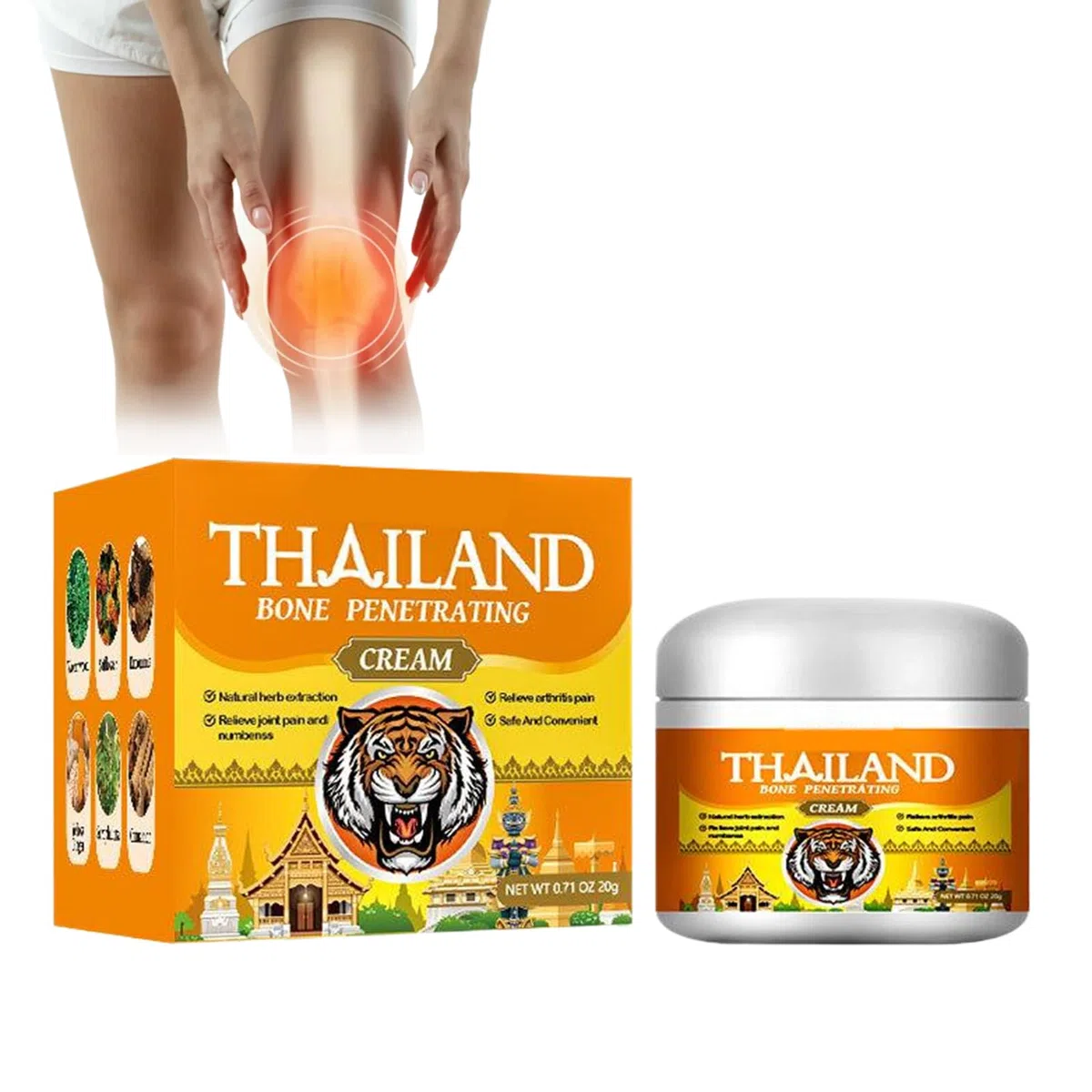 Crème Anti-Douleur,Tigre Crème,Crèmes Contre Douleur Arthritique, Pommade Crèmes Douleur Articulaire,Crèma Osseuse Articulaire Naturelle,Crèma Apaisante pour Douleurs Musculaires