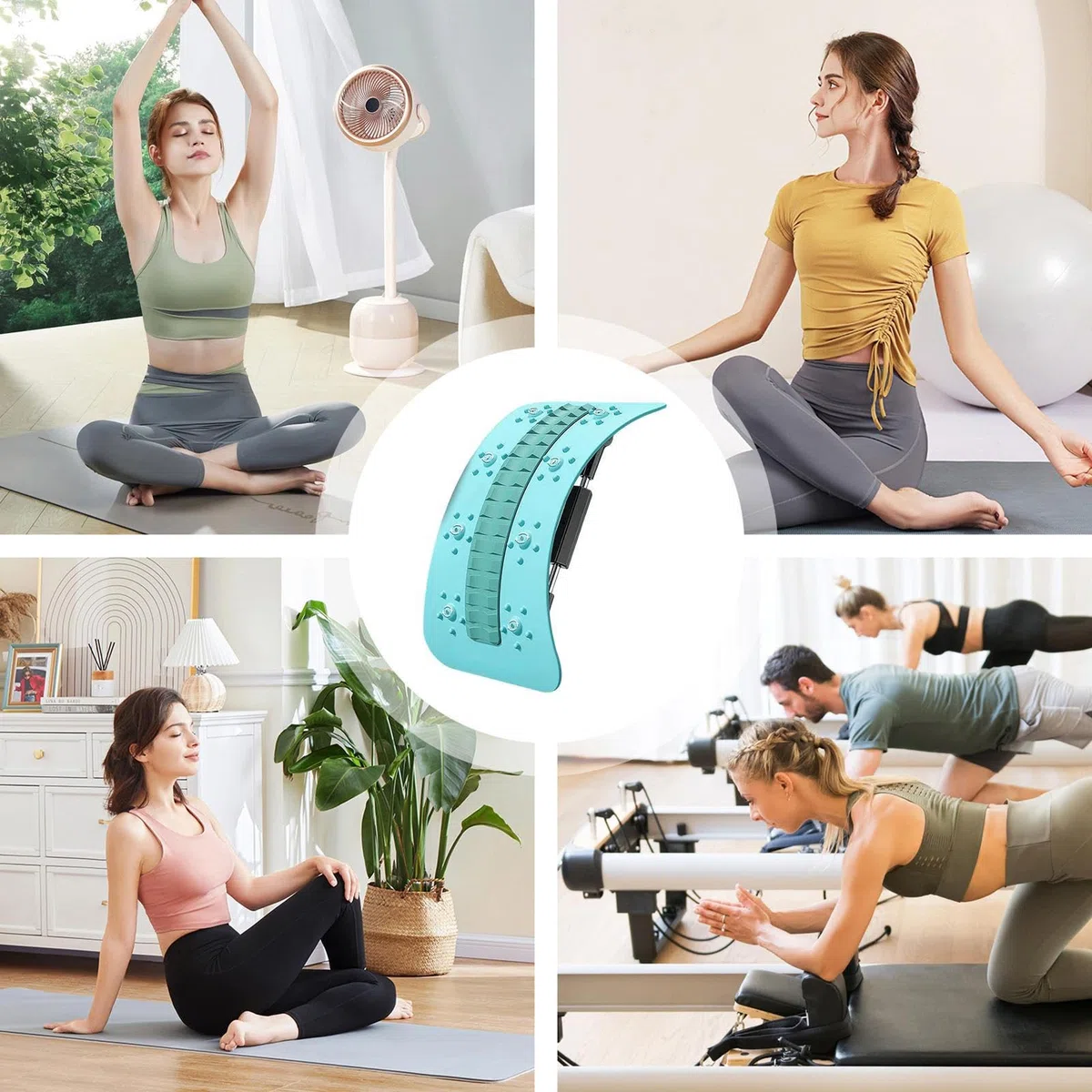 Appareil D'extension Dorsale, Planche De Soutien Dorsal, Appareil De Massage Lombaire, Appareils De Massage Lombaire Antidérapant Appareils D'extension Dorsale Pour Bureau, Salle De Sport Domicile,