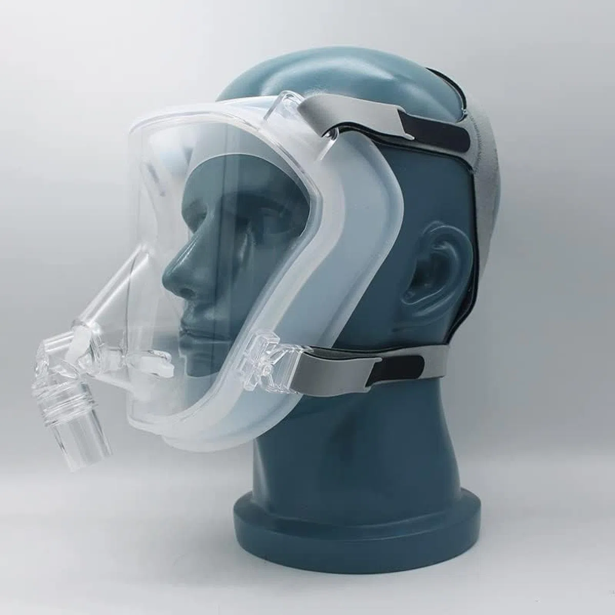Dispositifs Anti-ronflement, Masque Complet pour arrêter Le ronflement, Masque Nasal, Sangle respiratoire Anti-ronflement pour Le Sommeil, avec Couvre-Chef, Respiration