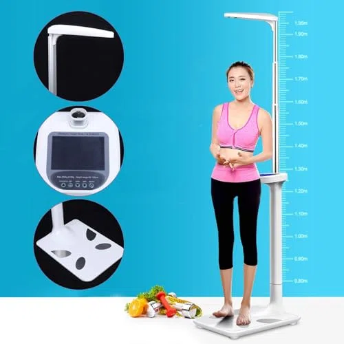 Balance à ultrasons pour la Taille et Le Poids, analyseur de Graisse pour établissements médicaux et Scolaires, Appareil de Mesure de l'IMC