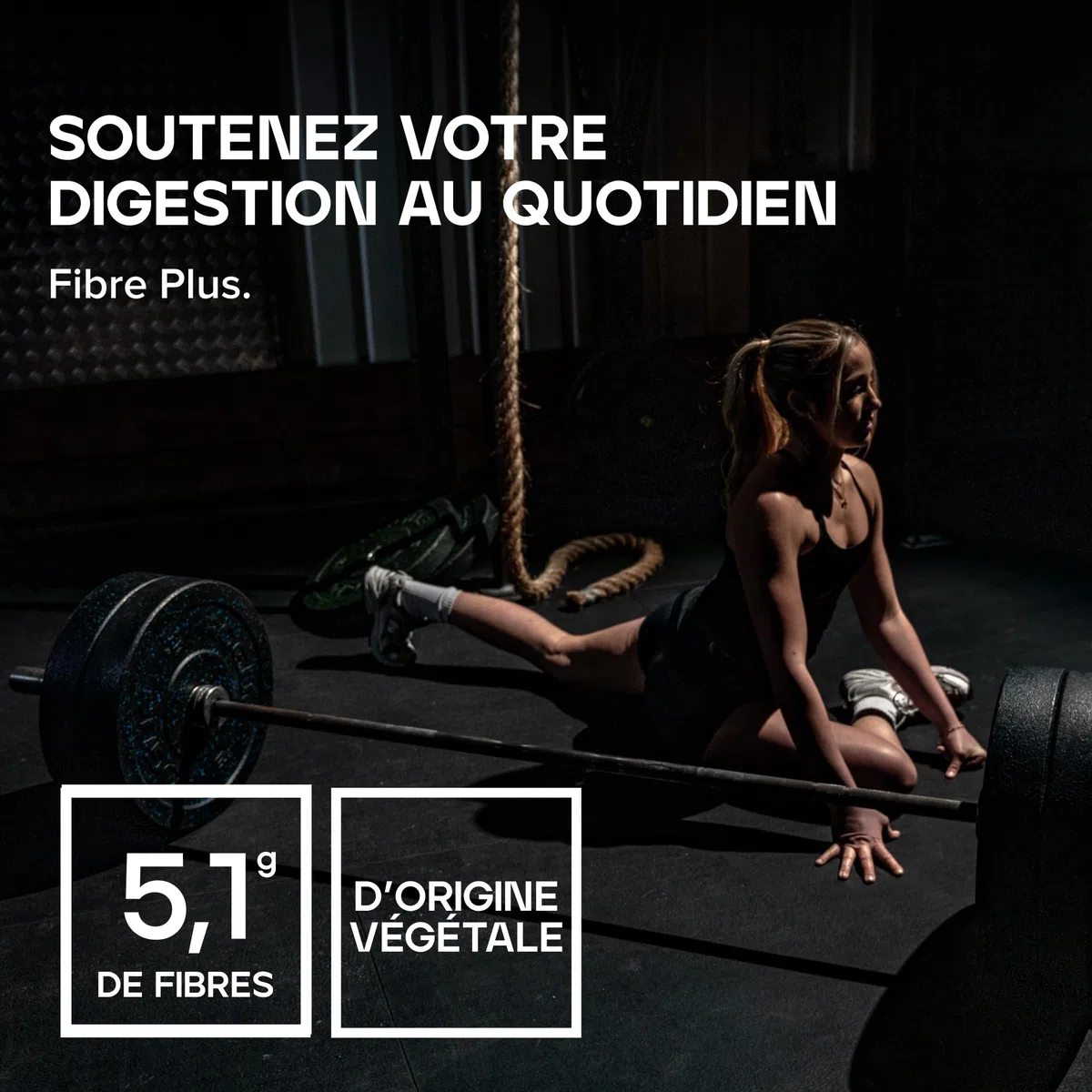 Bulk Fibre Plus, Naturel, 480 g, 60 portions, Soutient la santé digestive & intestinale, Fibres solubles & insolubles, Aide à la santé intestinale, Végan
