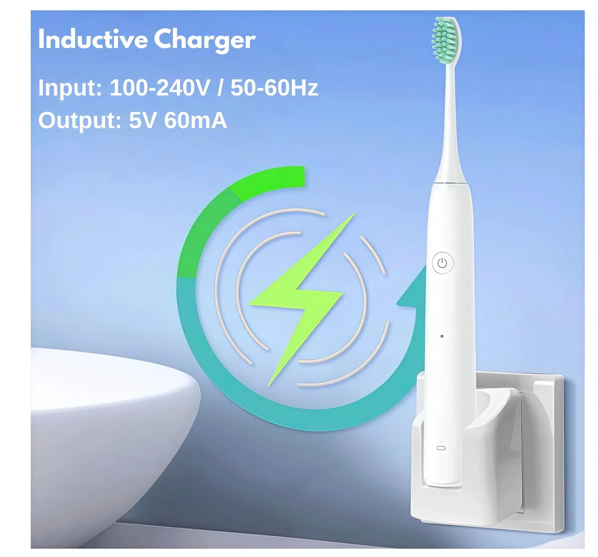 Remplacement Adaptateur Chargeur Secteur Prise Murale pour Brosses à Dents Électriques Braun Oral-B Pro 680, Pro 3900, Smart 6000N, iO4, iO5, iO6, Vitality, Genius X