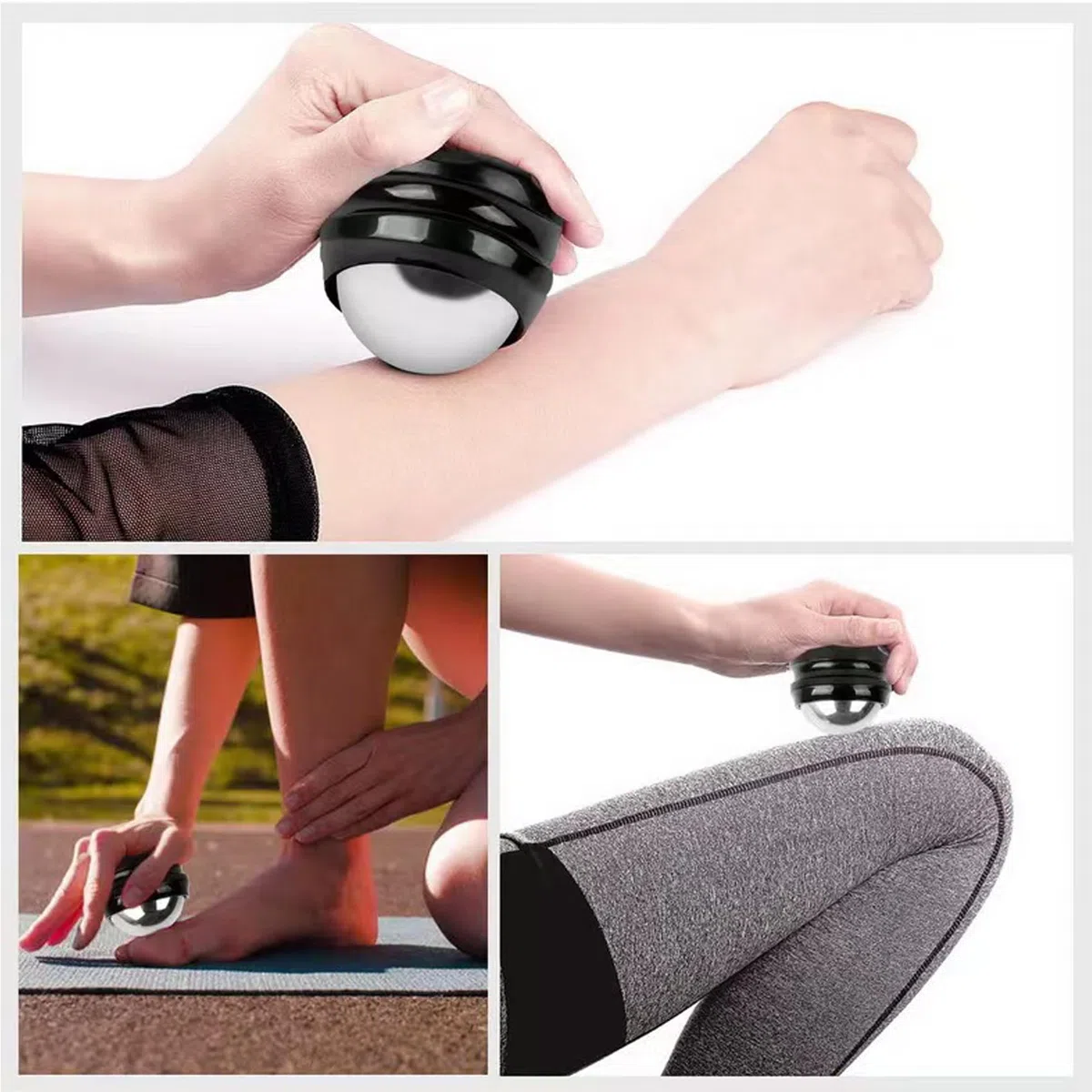 Boule massage acier inoxydable chaud froid basse température | Balle acier inoxydable chaud froid soulage douleurs musculaires par chaud ou cryothérapie portable et facile à utiliser