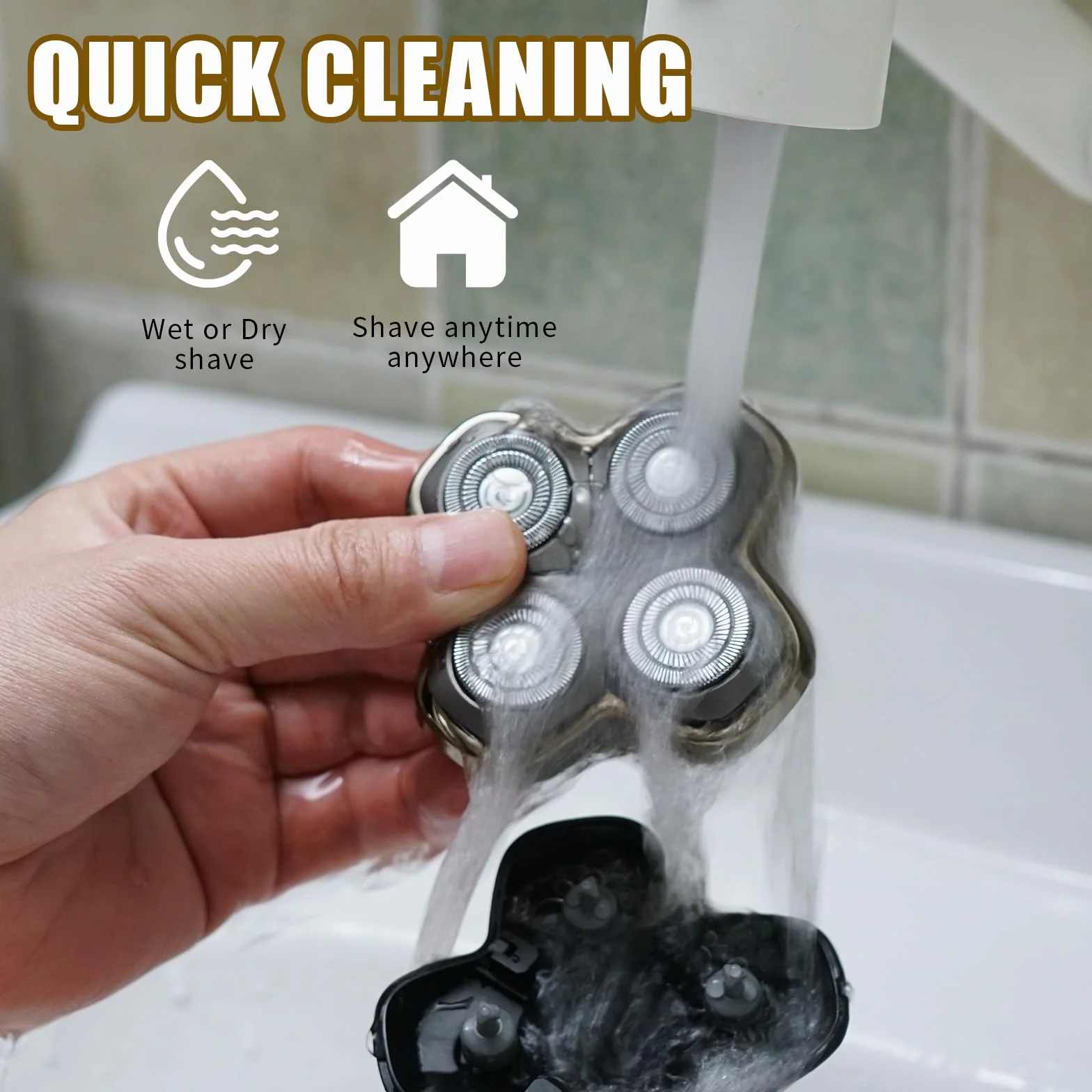 Lame de rechange pour tête de rasoir PRO 4 compatible avec les rasoirs Sk*ll Pitbull, Butterfly Kiss Pro et Palm, lame de rasoir pour rasoirs à tête chauve pour hommes, chambre non incluse (1 Pièce)