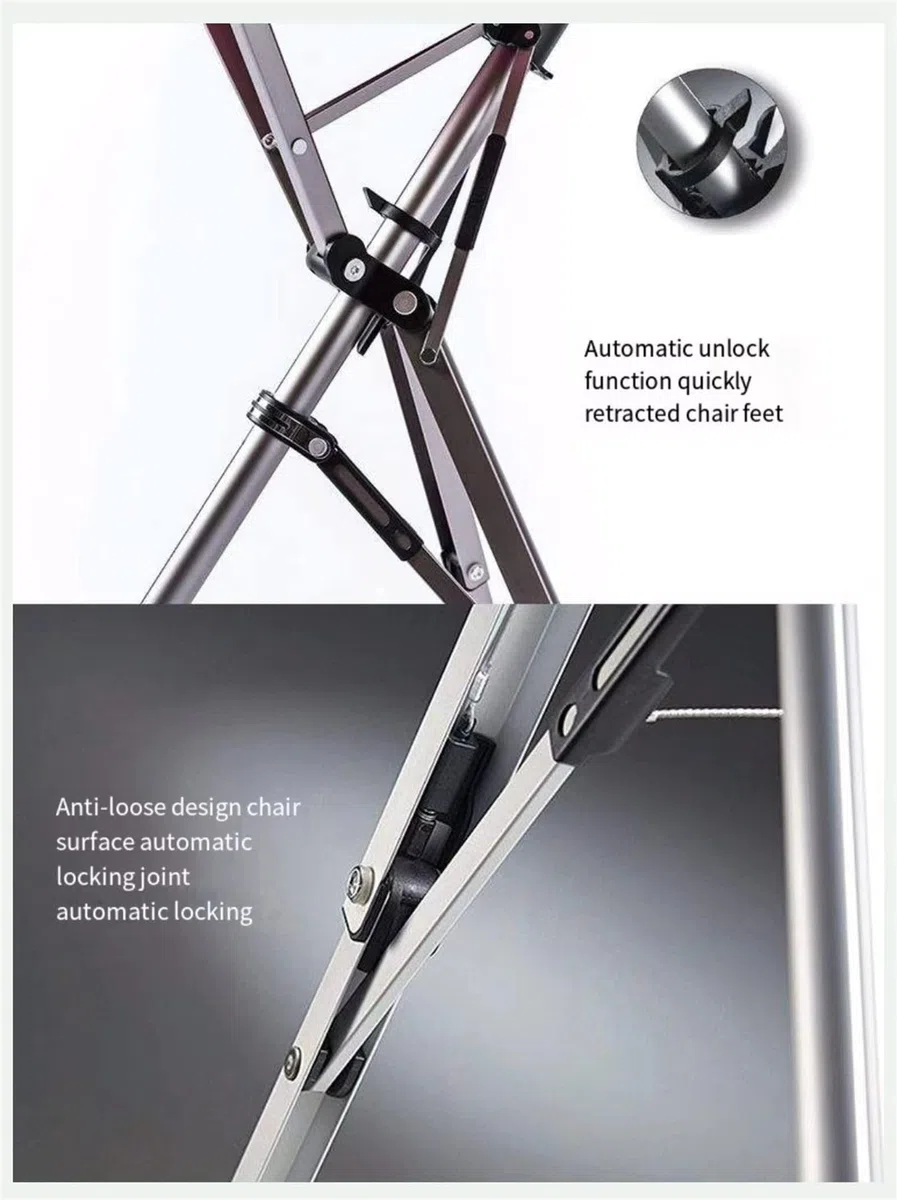 Canne pliante avec siège – Canne légère et portable réglable en hauteur – Chaise robuste en aluminium pour personnes âgées – Pratique et polyvalente