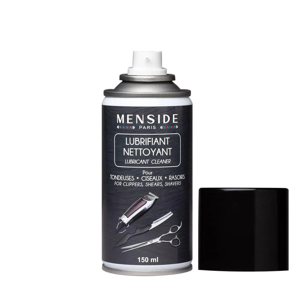 Huile Lubrifiante destinée aux tondeuses et rasoirs pour barbes et cheveux- Conçue pour les barbiers, salons de coiffure et particuliers - Lot éco 400 ml et 150 ml - Fabriqué en France
