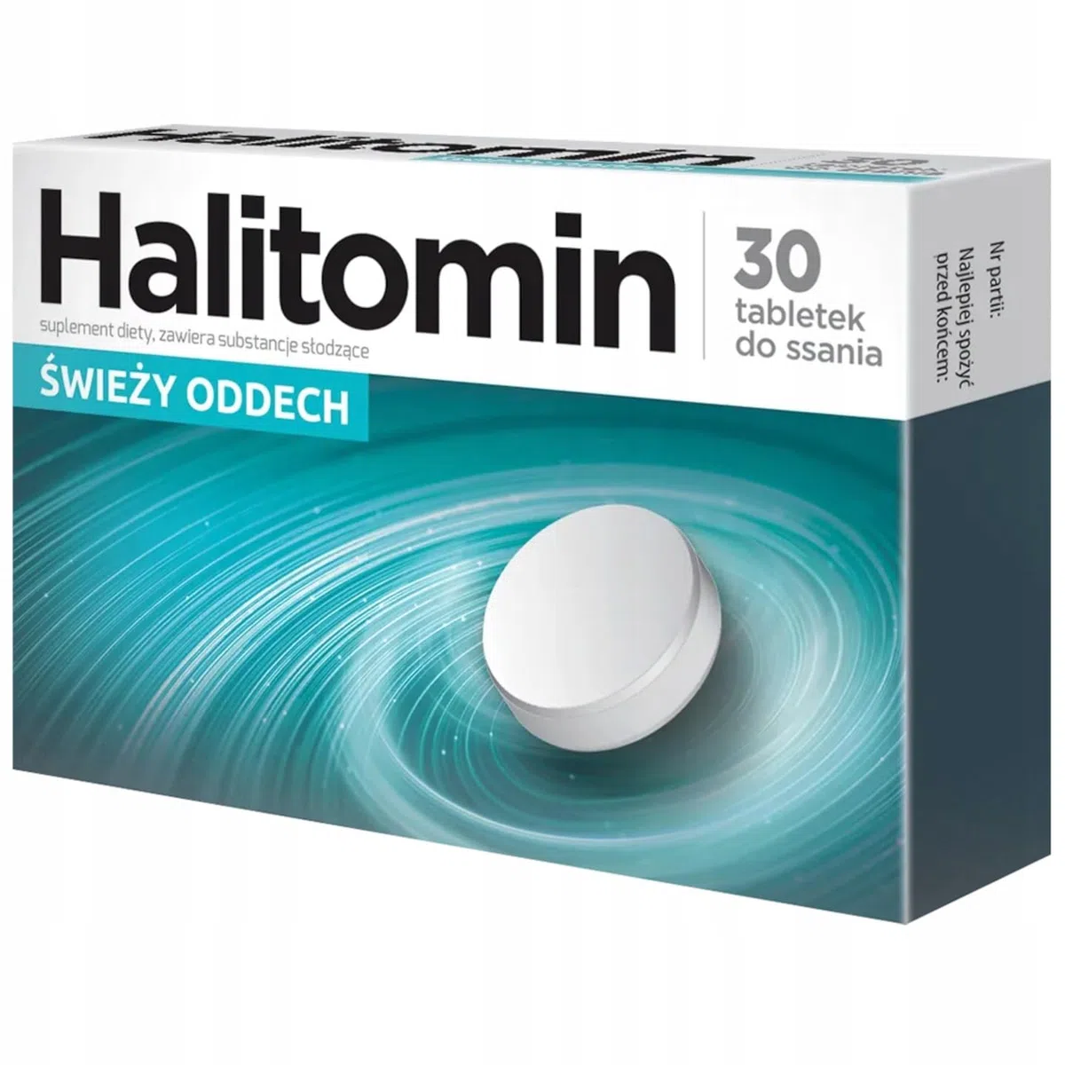 HALITOMIN - 30 pastilles - Aide à conserver une haleine fraîche plus longtemps et à laisser une agréable sensation de fraîcheur en bouche
