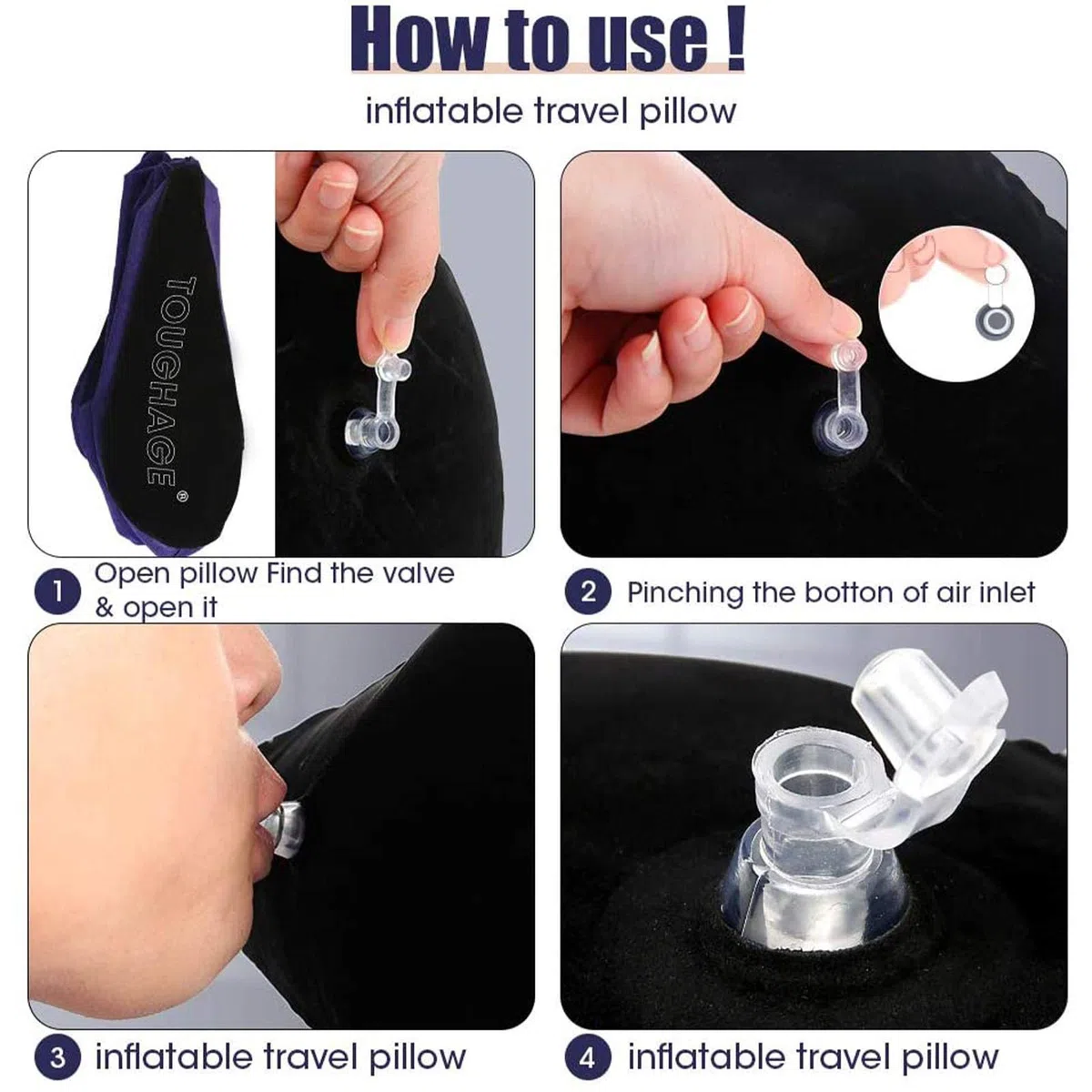 Oreiller Gonflable Lombaires pour Couples Sexe Coussin Triangle Ensemble Compensé Pliable avec Pompe Sexy Ruban Support Portable Confort Posture Plus Appropriée Hauteur Accueil Voyage