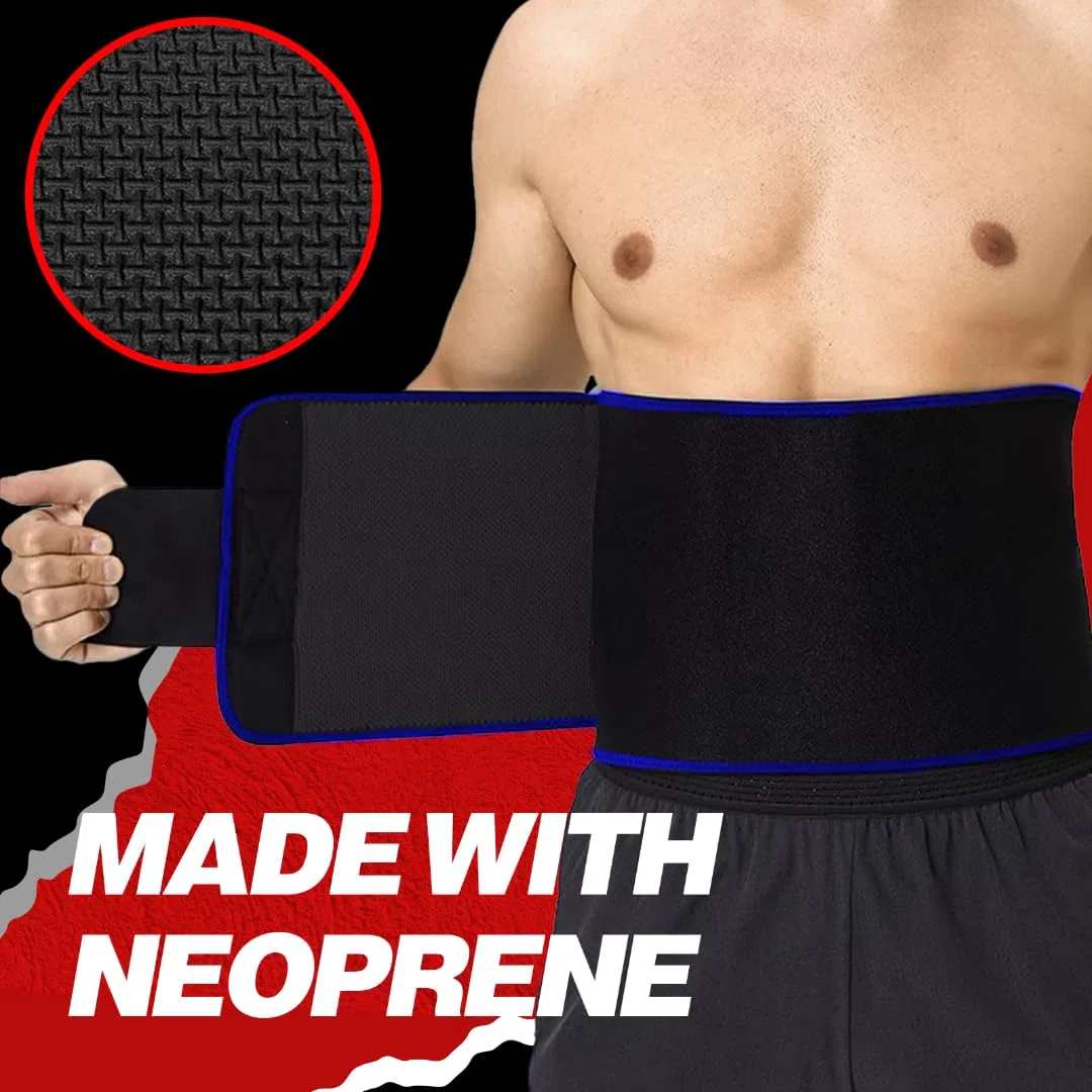 Artefact tendance, ceinture cachée avec revêtement argenté, un nouveau choix pour le sport et la beauté du corps, la réduction de la graisse et la réduction de l'abdomen en une seule étape, bleu,