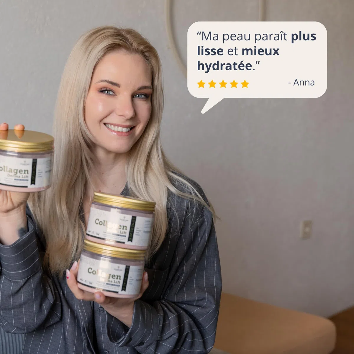 Golden Tree Collagen Derma Lift – Collagène en Poudre, 150 g