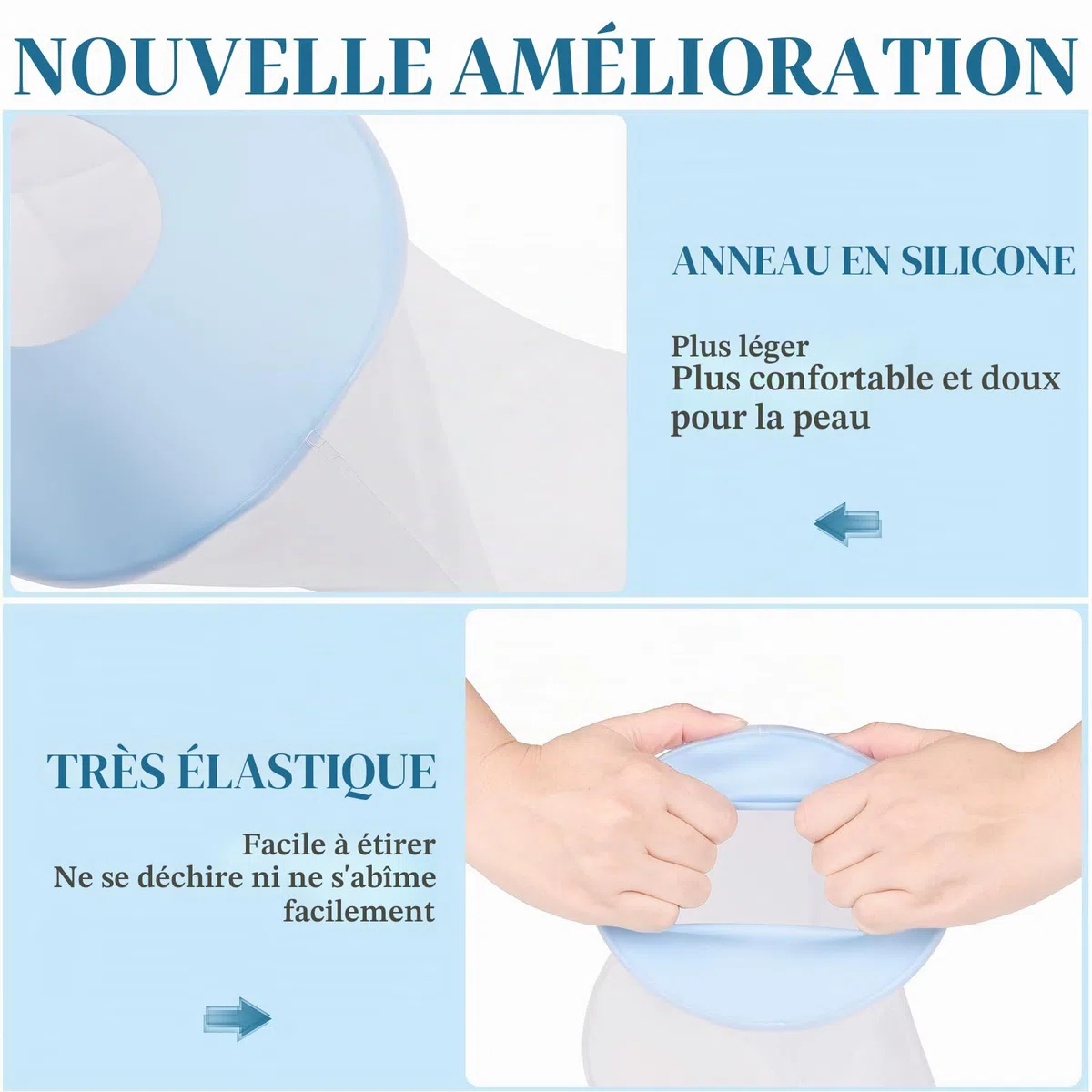 Fasola Protège Plâtre Bras pour Douche et Piscine, Protection Etanche pour Platre Bras Adulte, Réutilisable Sac de Protection Bras Platre, Maintenir le Bandage au Sec