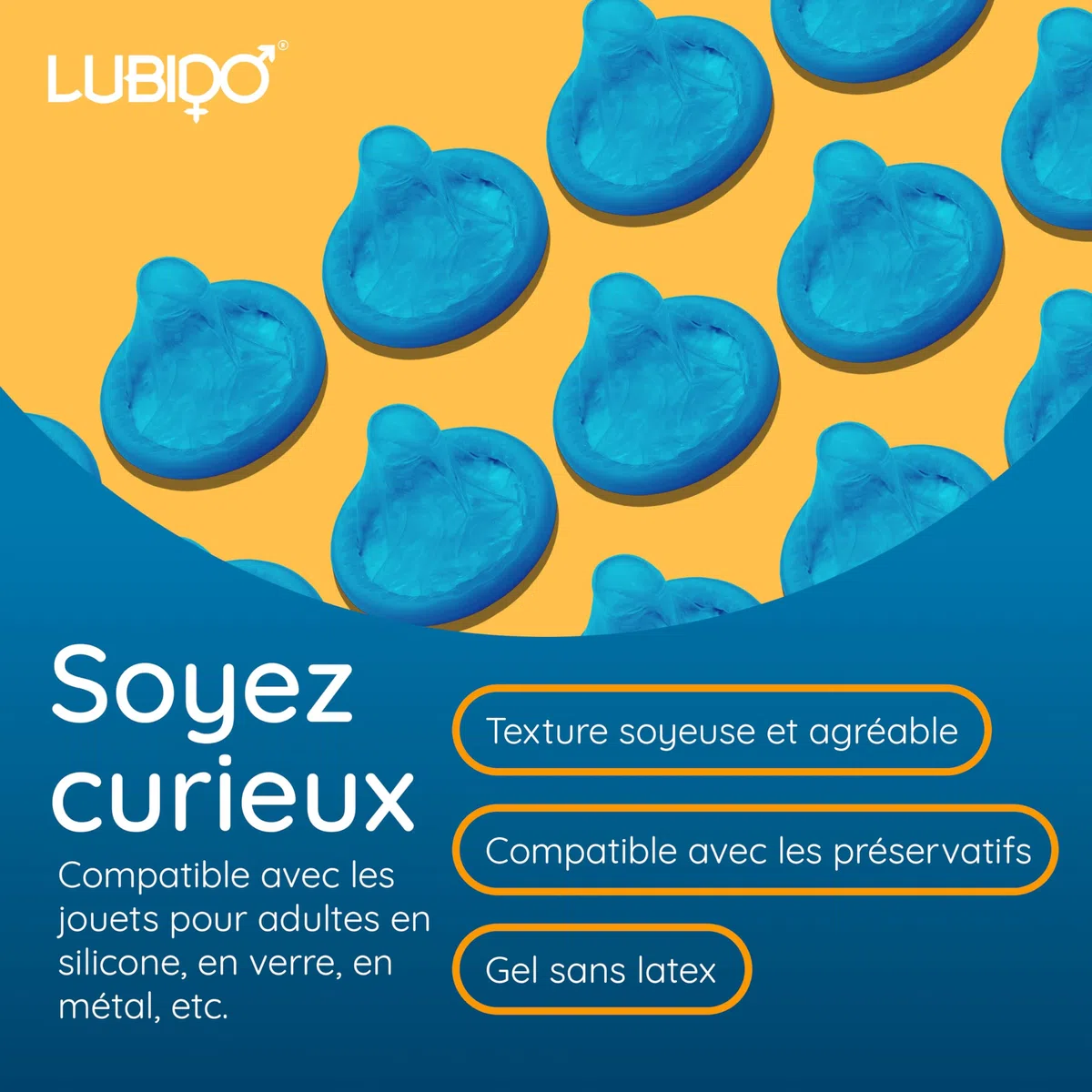 Lubido Gel Lubrifiant Anal à l’Aloe Vera à Base d’Eau - 250 ml