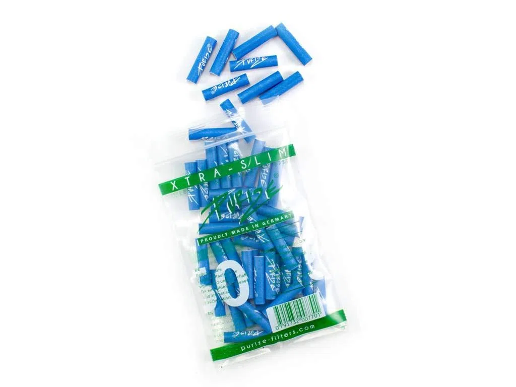 Purize® Lot de 50 filtres à charbon actif Taille XL Bleu