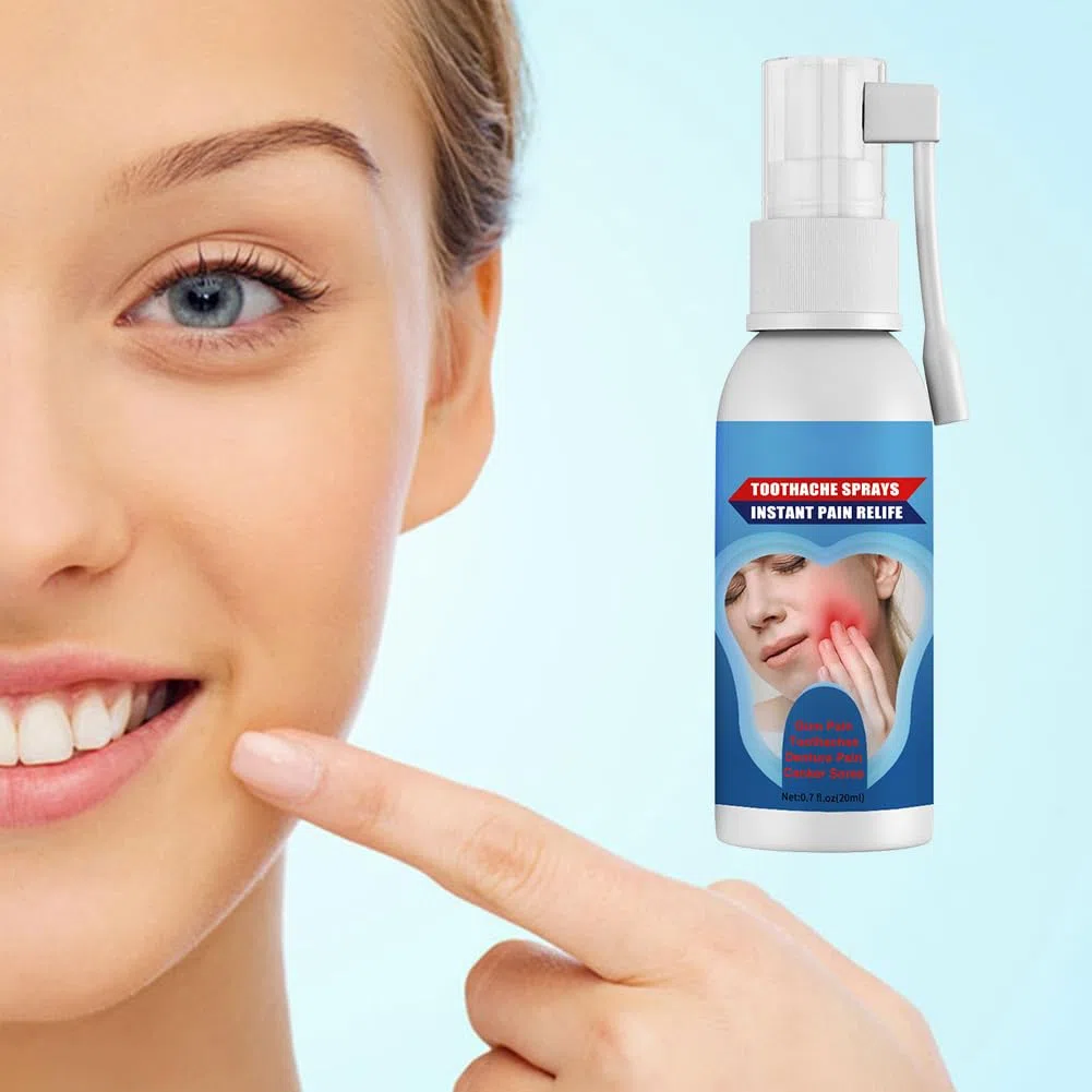 Spray de Soulagement de la Douleur Dentaire,Sprays Réparation des Gencives,Spray de Soins Bucco-dentaires à Base de Plantes,Sprays de Soulagement des Maux de Dents