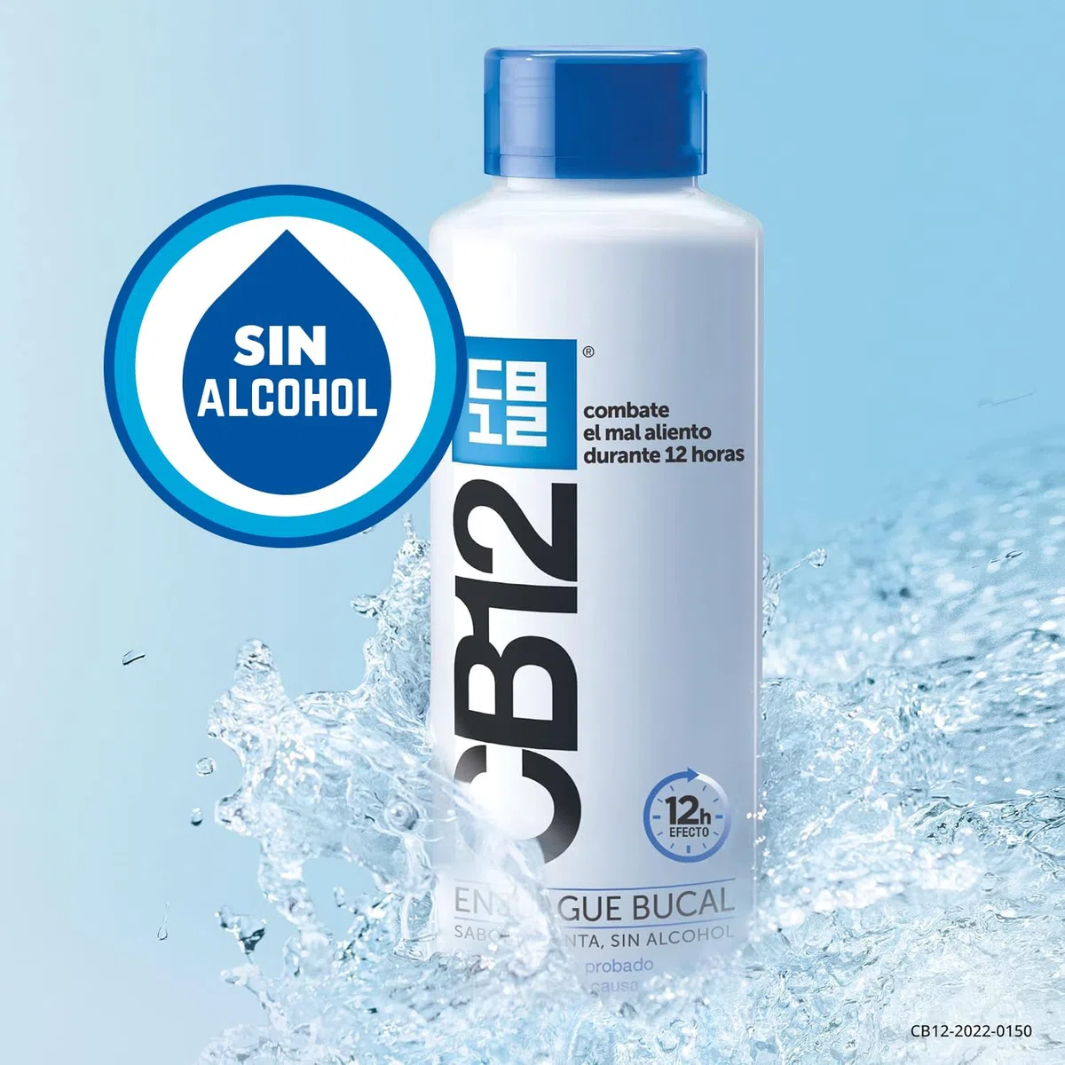 CB12 Menthe Menthol Bain de bouche 500ml NEUVE TAILLE