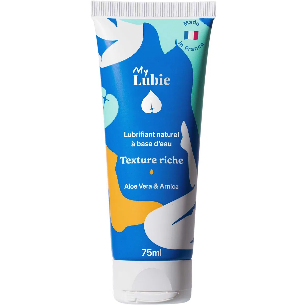 MY LUBIE - Lubrifiant Naturel à Base d'Eau Riche avec Aloe Vera & Arnica | 75 ml | Lubrifiant Vegan - Confort Durable - Fabriqué en France