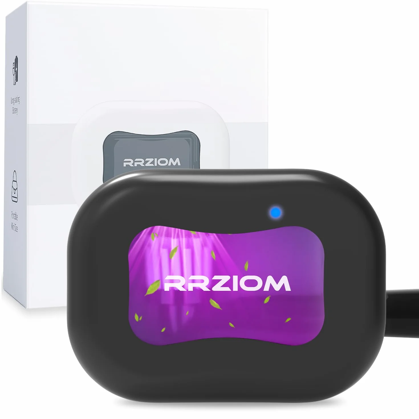 Stérilisateur Brosse à Dents UV, RRZIOM Brosse a Dent Désinfectant Rechargeable pour Les Voyages et La Maison, Toothbrush Sanitizer pour Toutes Les Porte Brosse à Dents Electrique & Manuelle (Noir)