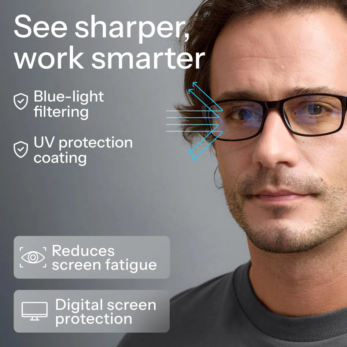 Gaoye Lot de 5 lunettes de lecture pour hommes, lecteurs bloquant la lumière bleue, lunettes de prescription pour hommes, 1,75