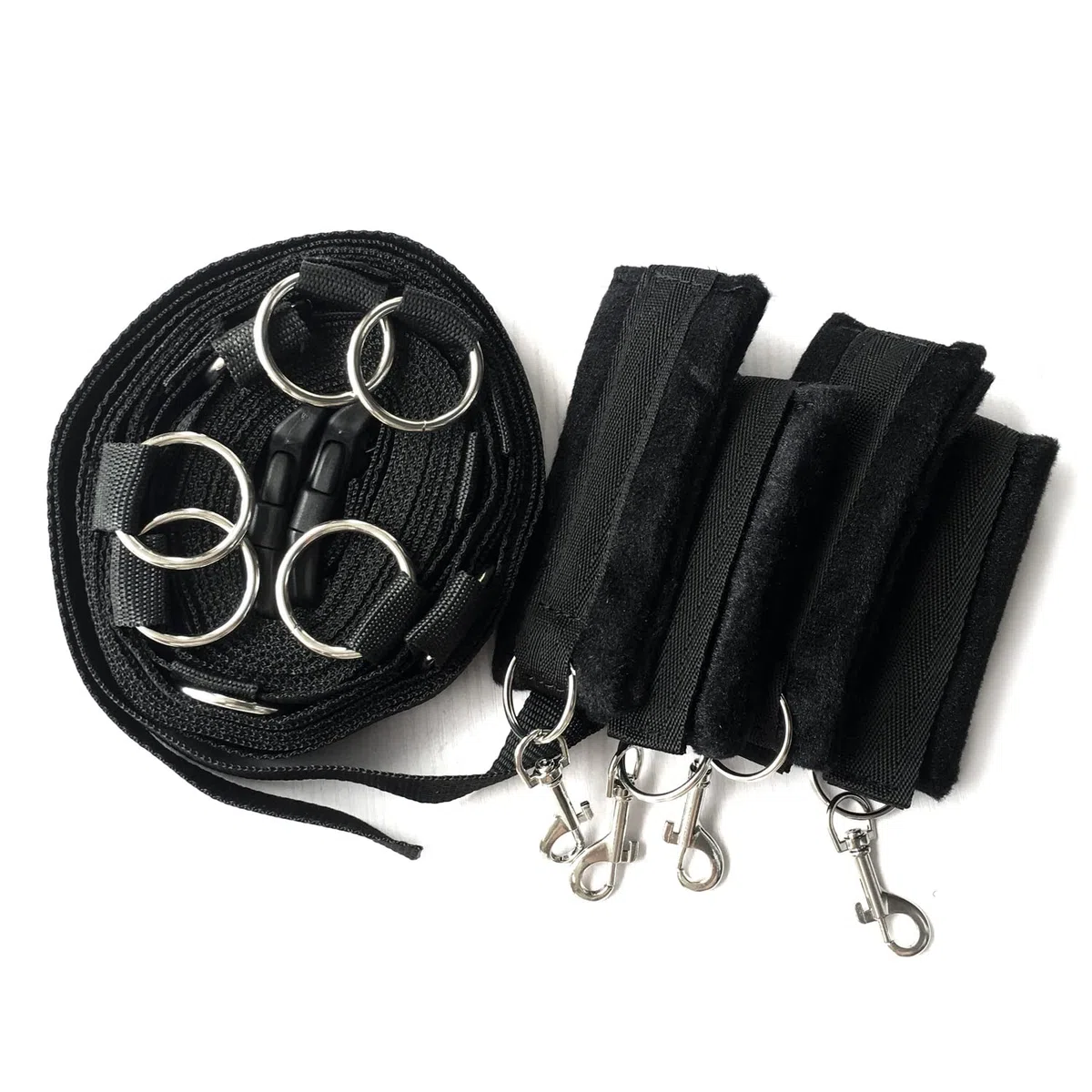 Sex Lit Kit Bdsm Bondage Retenue et Bondage Bdsms Set Accessoires Hard SM Bondagerie Sexes Harnais Femme Bdsm Homme Kit SM Sex Toýs Jouet SexuaLité Couple Kits de Bondage
