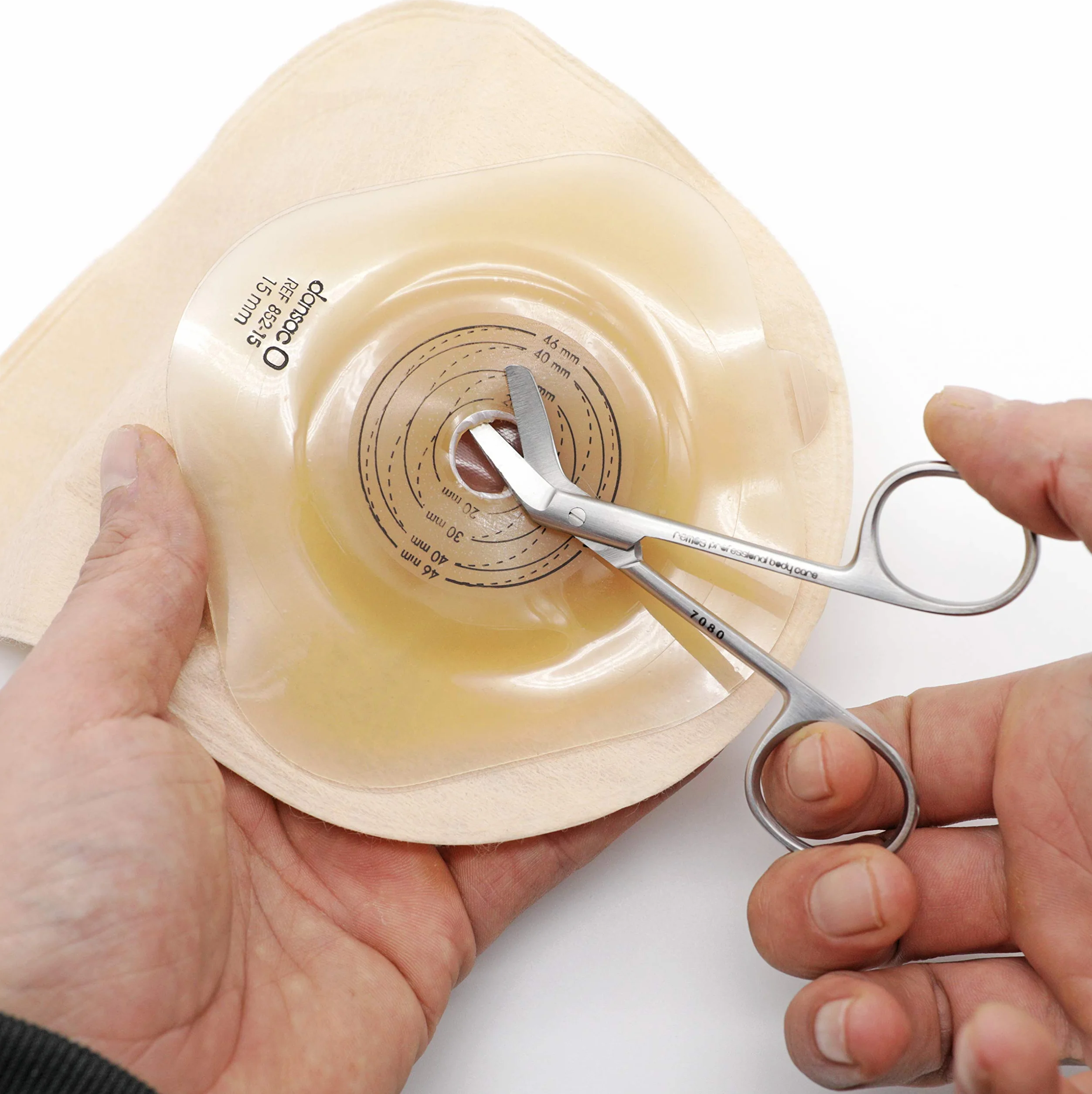 REMOS Ciseaux à stomie en acier inoxydable pour découper la stomie