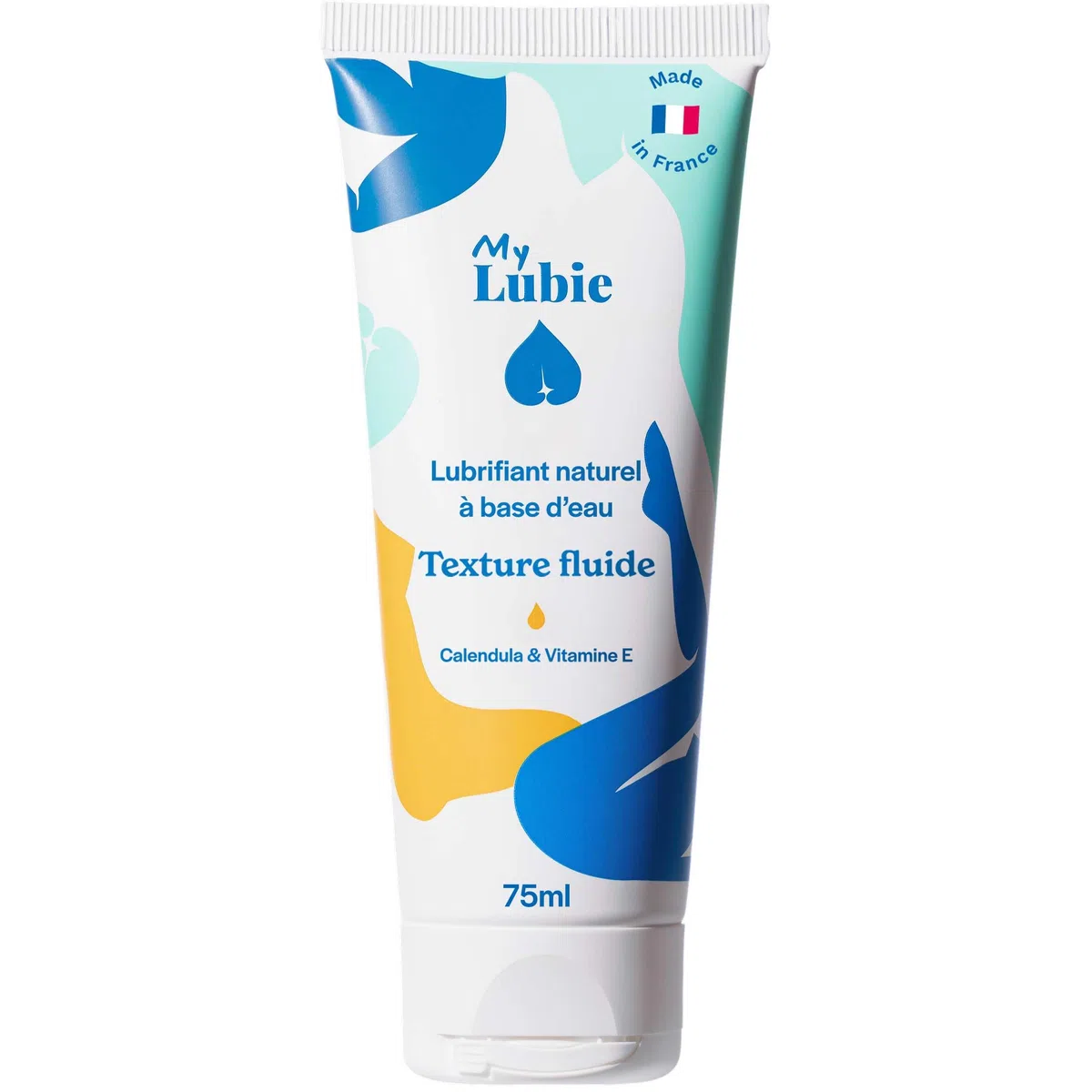 MY LUBIE - Lubrifiant Naturel à Base d'Eau avec Calendula & Vitamine E | 75 ml | Lubrifiant Vegan - Confort Durable - Fabriqué en France