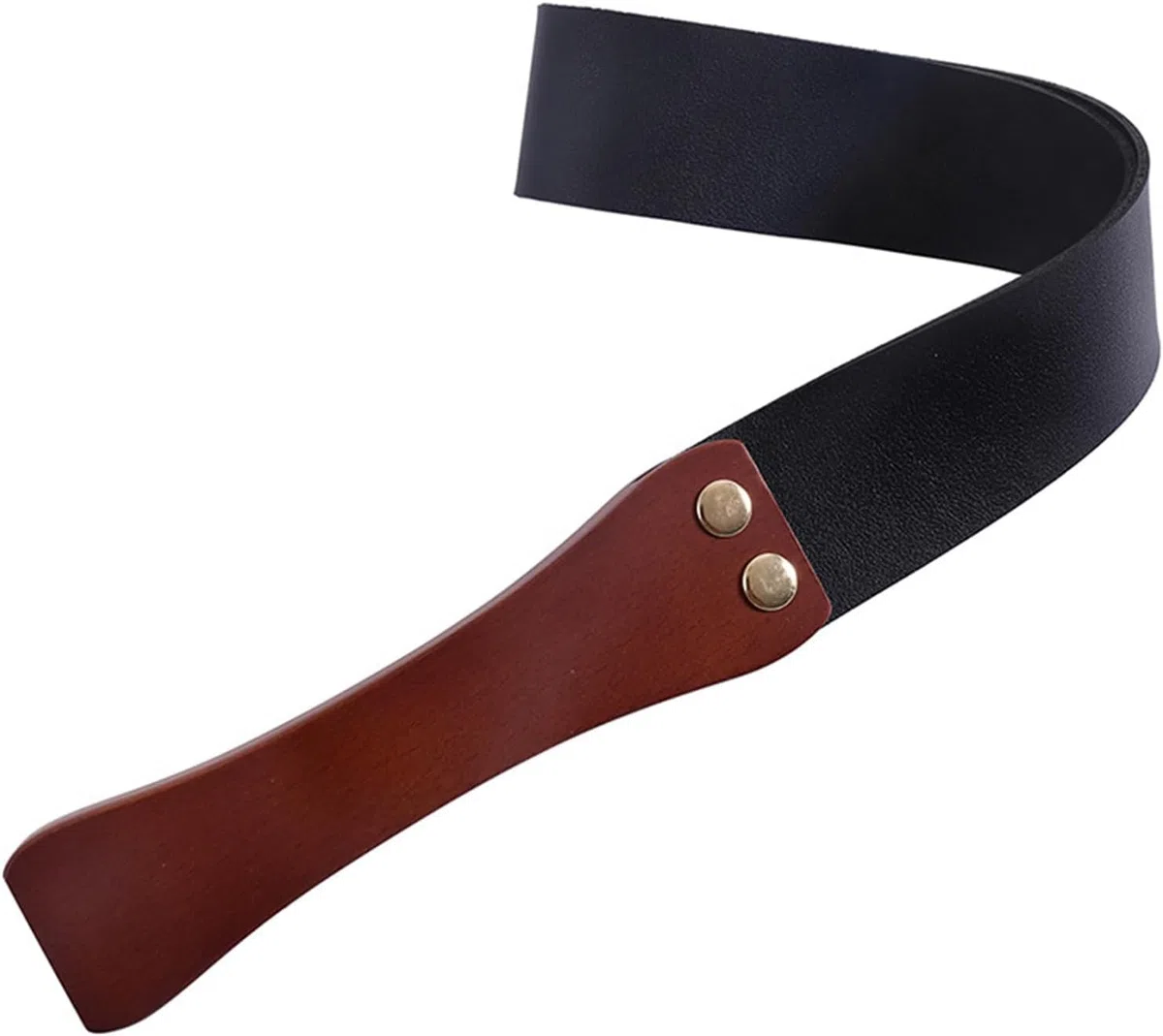 Fouet pour le sexe - Fétiche Erotique Bondage SM Cravache - Sex toys pour couplesLes jeux d'amour en cuir main fessée paddle (Noir)