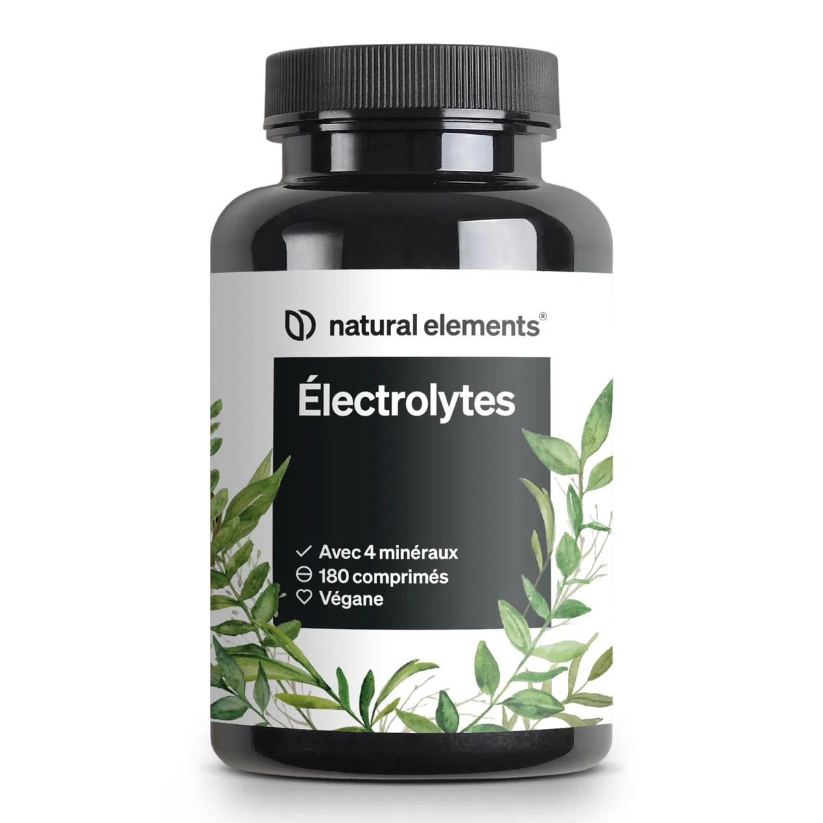 Électrolytes en comprimés – 180 comprimés avec magnésium, calcium, sodium et chlorure – magnésium pour votre équilibre électrolytique et votre fonction musculaire – convient au régime keto