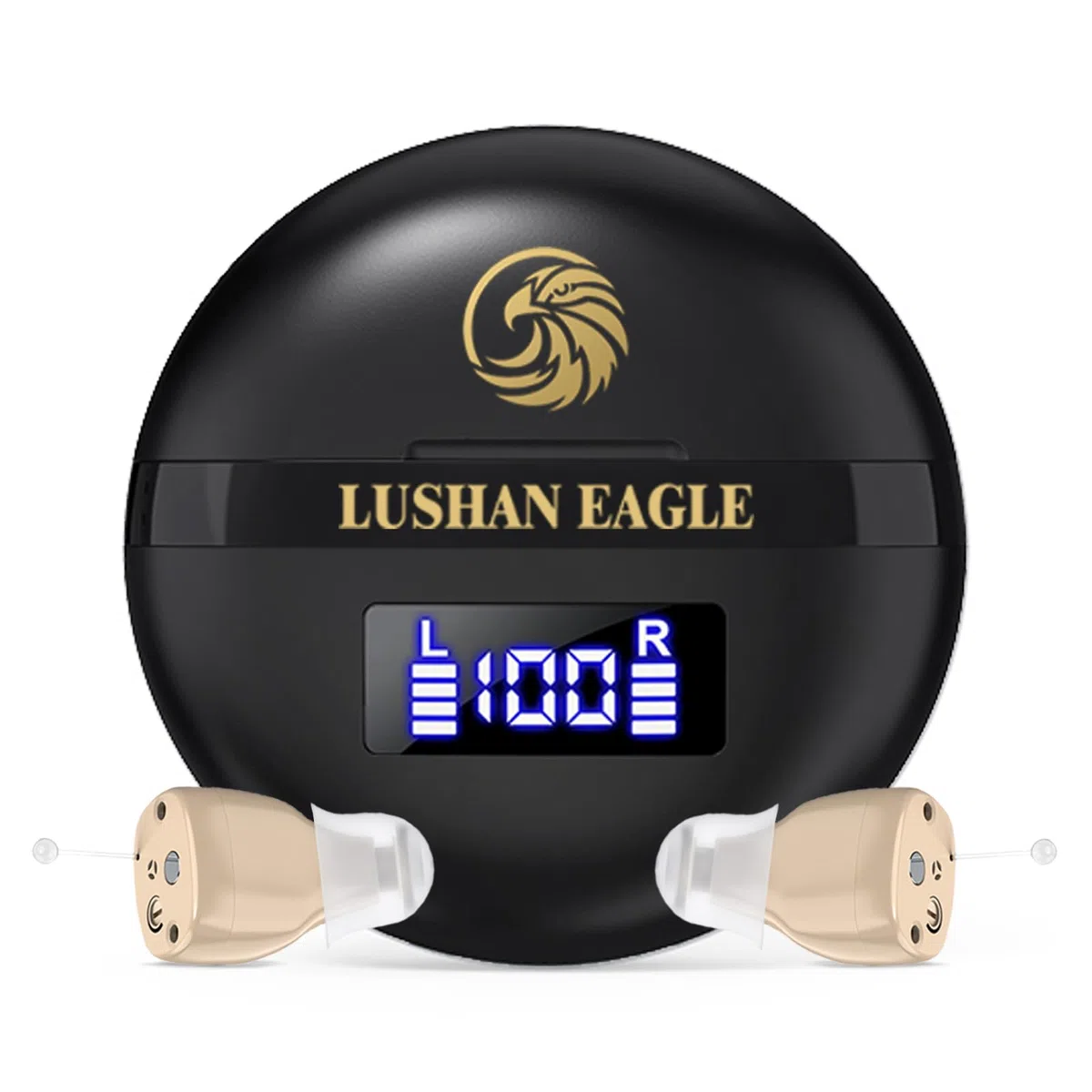 LUSHAN EAGLE Casque d'amplification Amplificateur Rechargeable Réduction du Bruit Intelligent (Ton Chair)