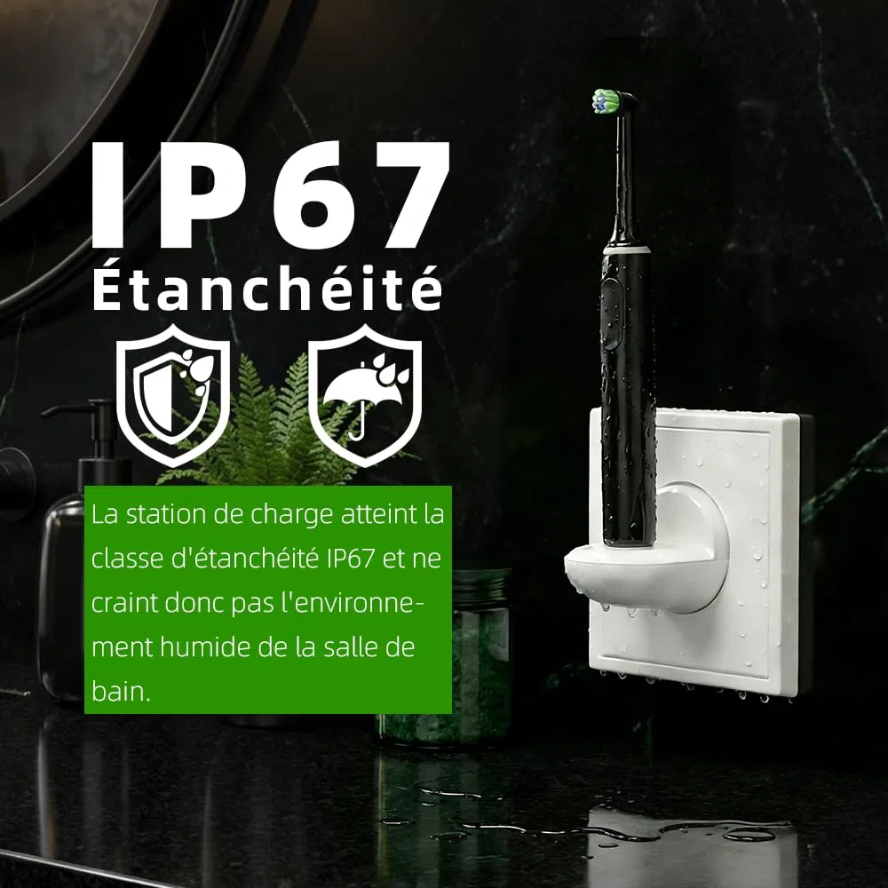 Chargeur Mural Brosse à Dents électrique Compatible avec Philips Sonicare 3100 4100 5300 6100 7100 Station de Charge Prise Adaptateur