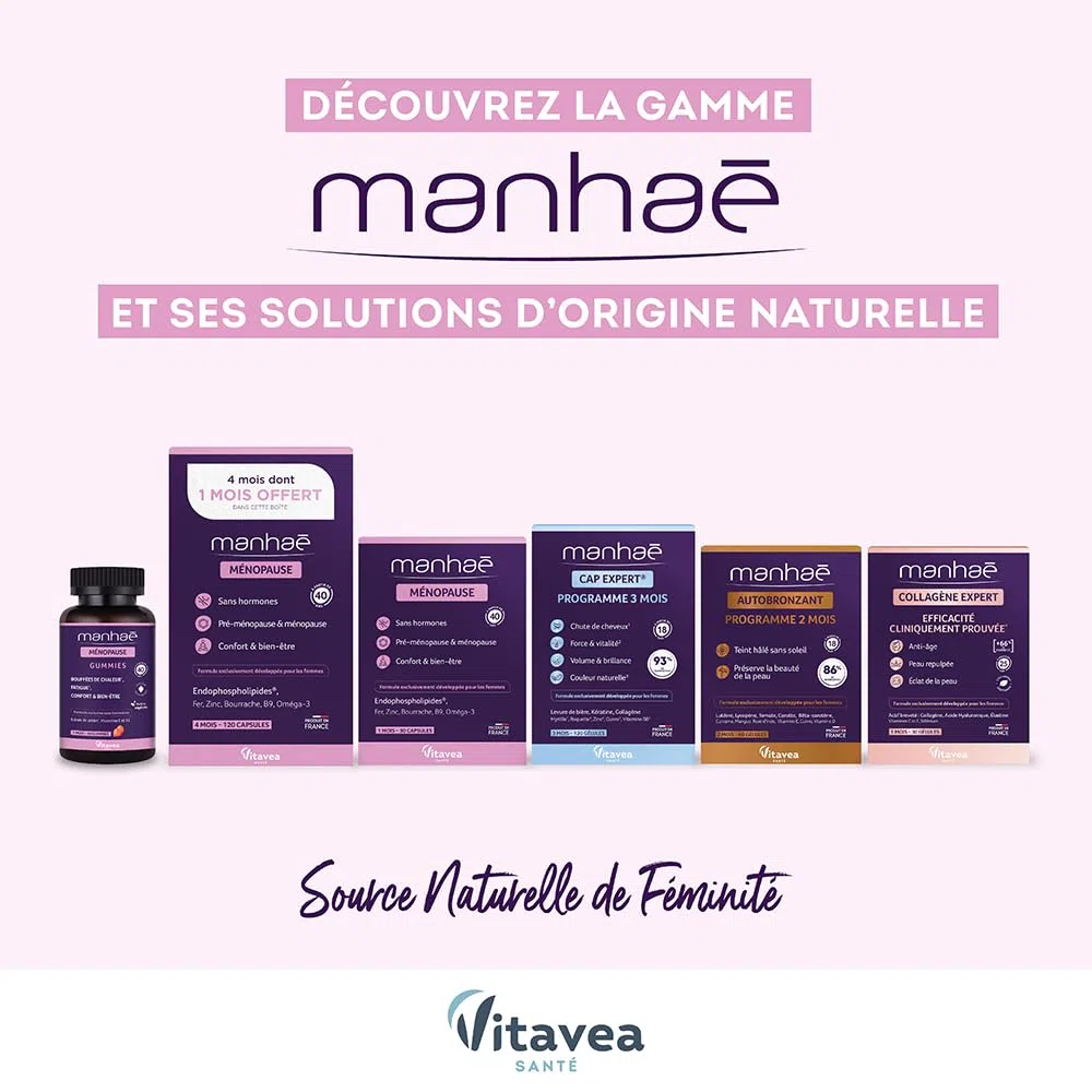 Vitavea - Manhaé - Gummies Coupe Faim sans Sucres - Complément Alimentaire Minceur - Coupe Faim, Satiété, Perte de Poids et Métabolisme - Guarana, Chrome, Caroube - 60 Gummies - 1 Mois