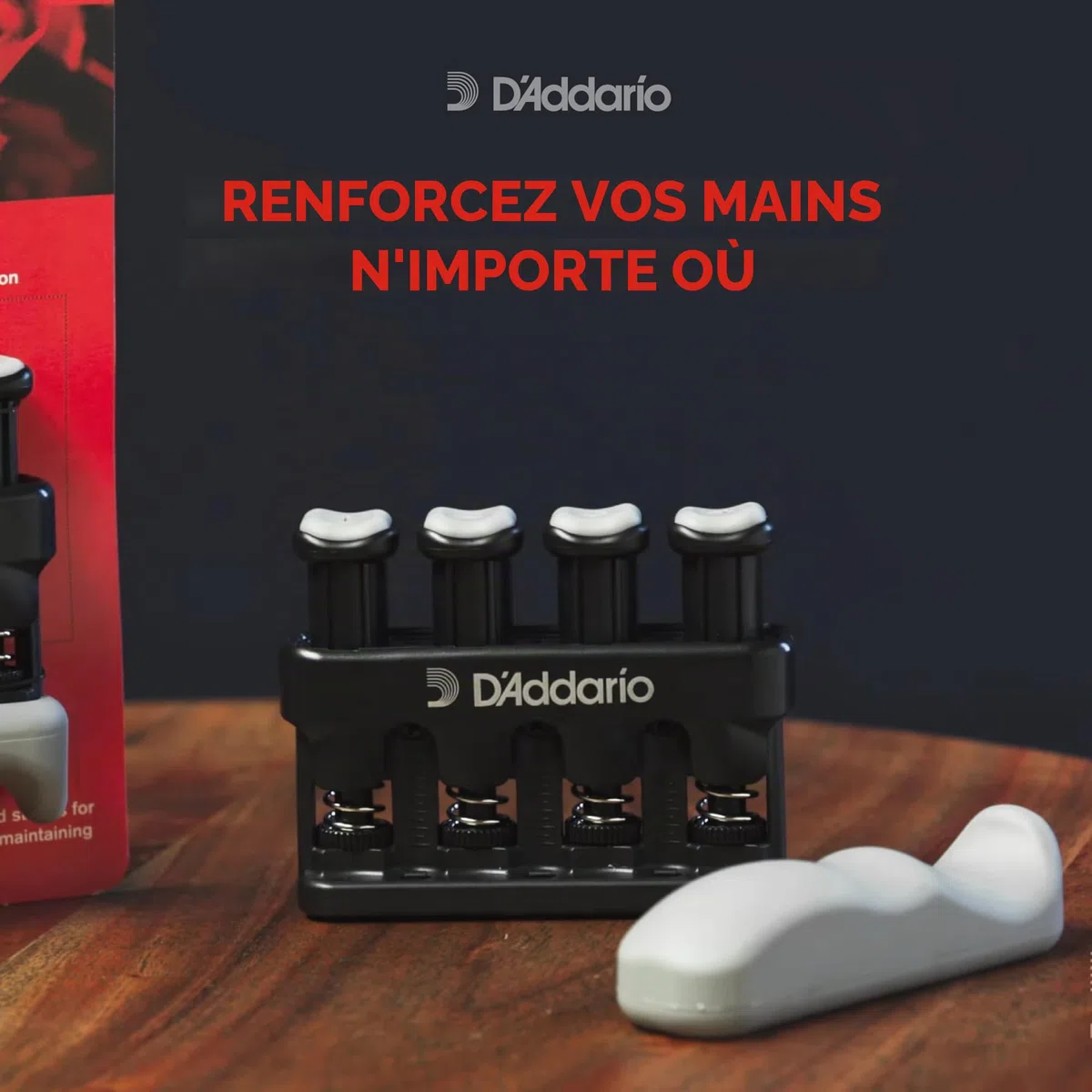 D'Addario PW-VG-01 Varigrip Adjustable Hand Exerciser, Black