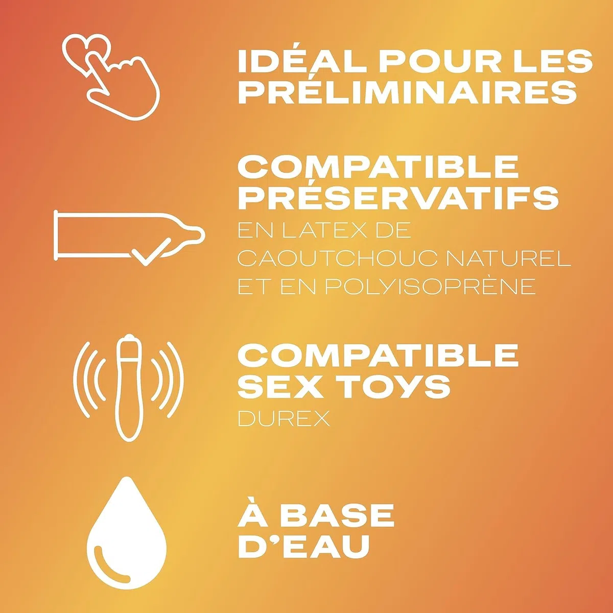 Durex - Lot de 2 Gels De Massage Lubrifiants Douceur À Base D'Eau - 2 en 1 - Aux Extraits d'Aloe Vera & d'Ylang Ylang - Lot de 2 x 200 ml
