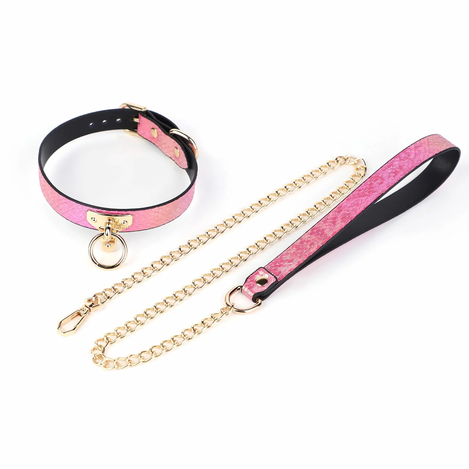 Choker Collier En Cuir Ajustable Avec Laisse Collier Sextoy Pour Couple Bondage Erotique Collier Avec Anneau En O