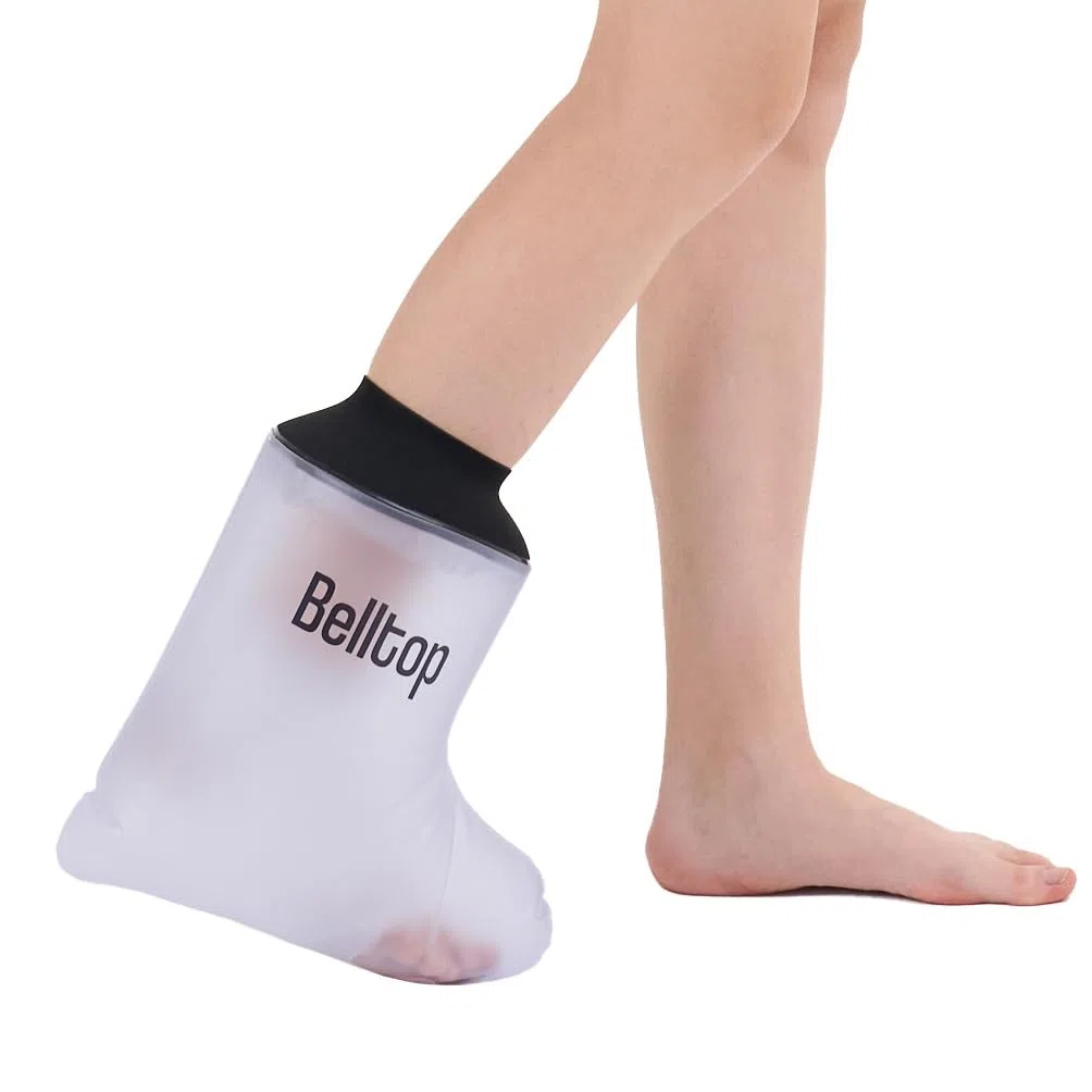 Protège-plâtre pied. Protection Douche 100% étanche. Protecteur de bandage pour ankle. Protège-plâtre jambe antidérapante . Protection plâtre réutilisable. Sac douche plâtre pour Blessures- Adulte