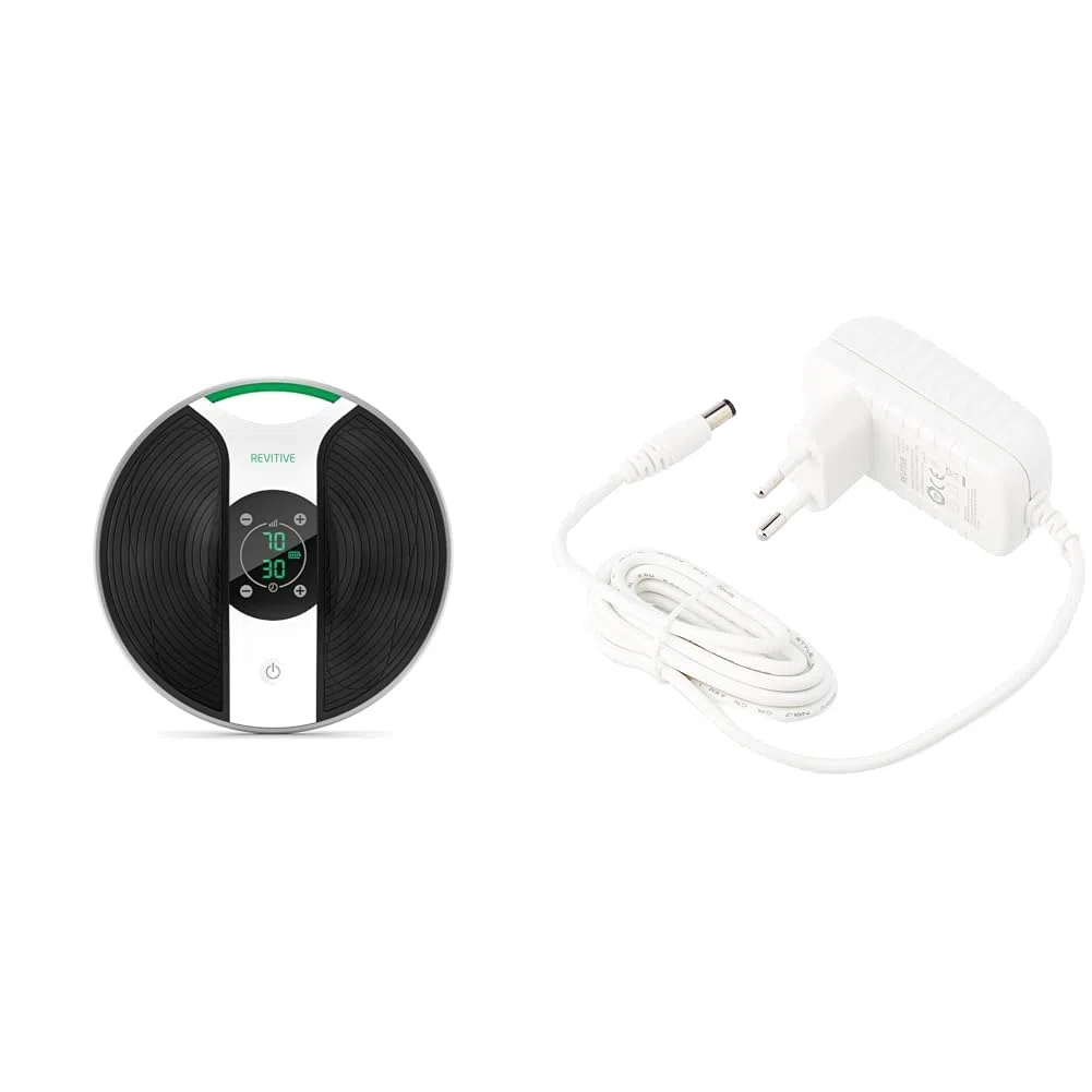Nouveau Revitive Medic Plus | Thérapie Circulatoire brevetée | Combat les douleurs |l'emballage peut varier & Prise Et Cable D’alimentation - Nouveau